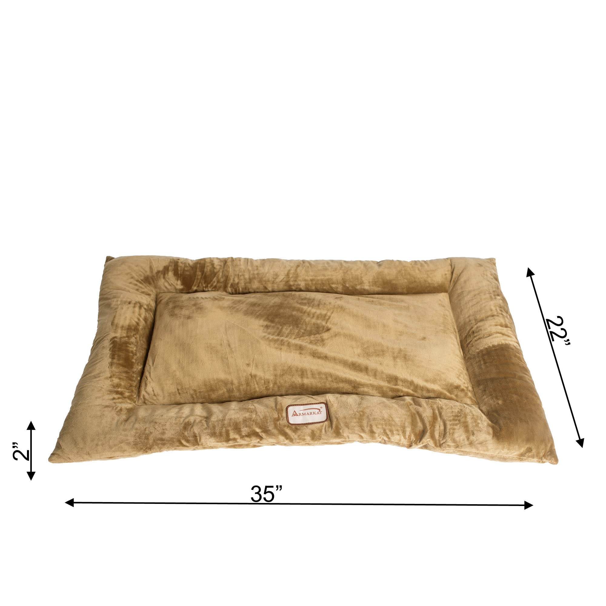 Armarkat Pet Bed Mat 35-Inch By 22-Inch By 3-Inch M01-Large, Sage Green