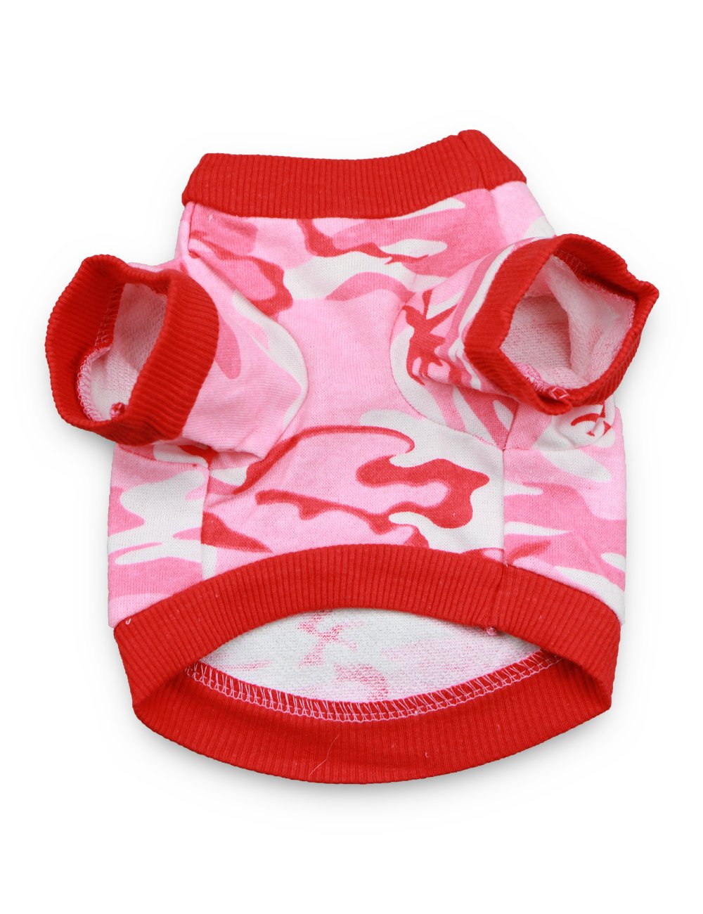Droolingdog Small Dog T-Shirt - Camo For Girls, Pink, Small