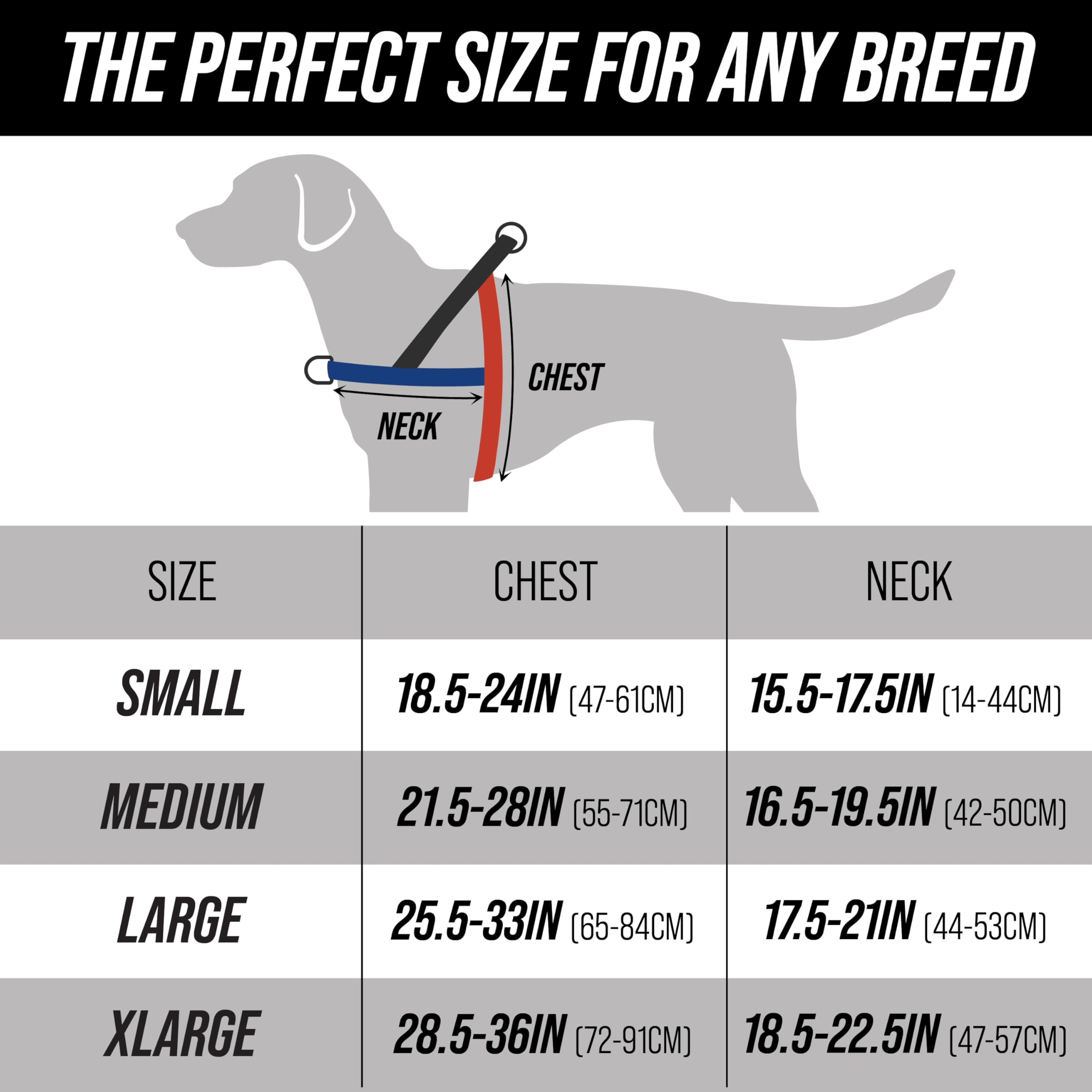 Leash Boss No Pull Dog Harness, Easy Walk For Small, Medium, And Large Pets, Reflective With Rear And Front Clip Attachment (Blanket Pattern, Medium)