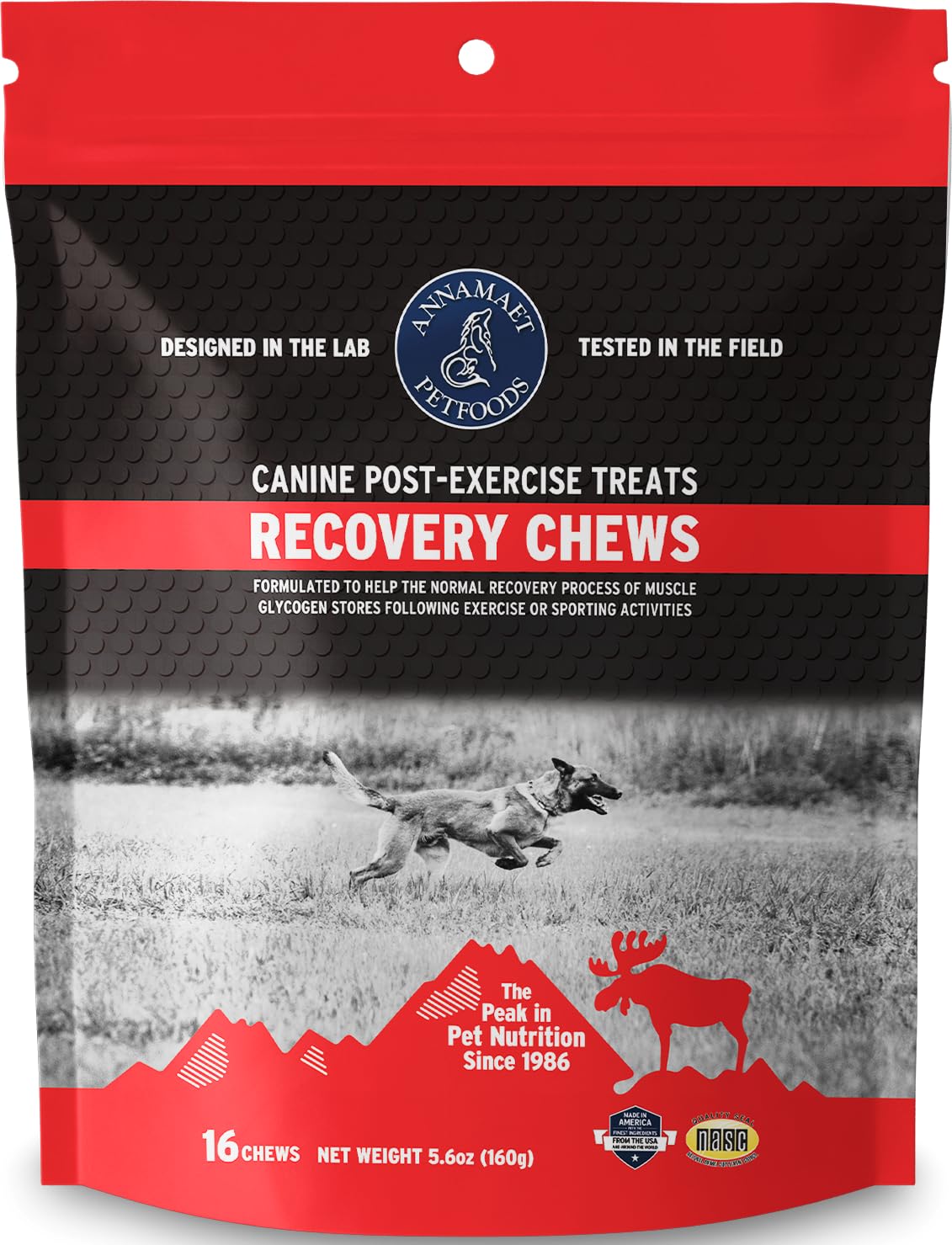 Annamaet Recovery Chews - Canine Post-Exercise Chews 160g