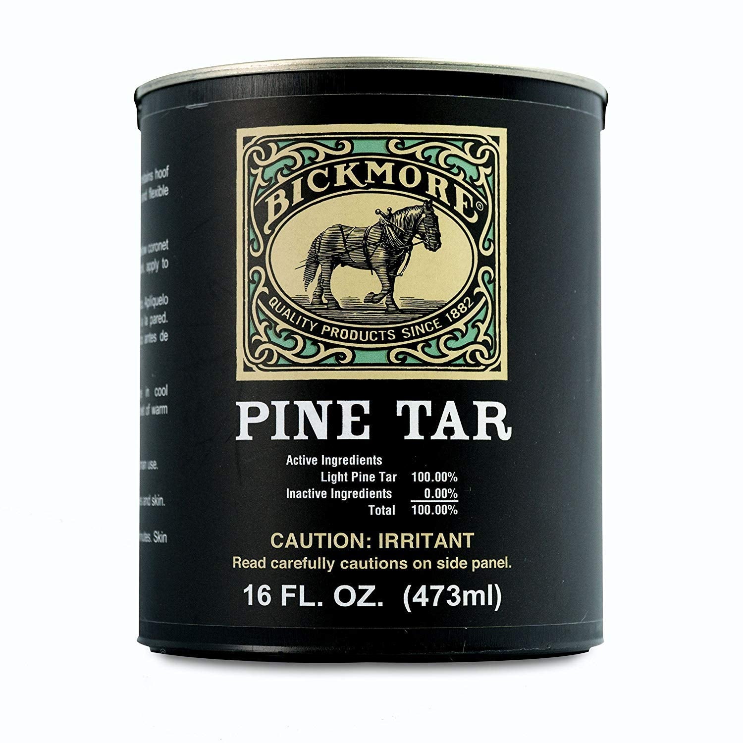 Pine Tar 16 oz | 100% Pure | Natural Sealant for Horse Hooves & Wood Preservative for Decks, Fences, Barns, and Outdoor Wood | P