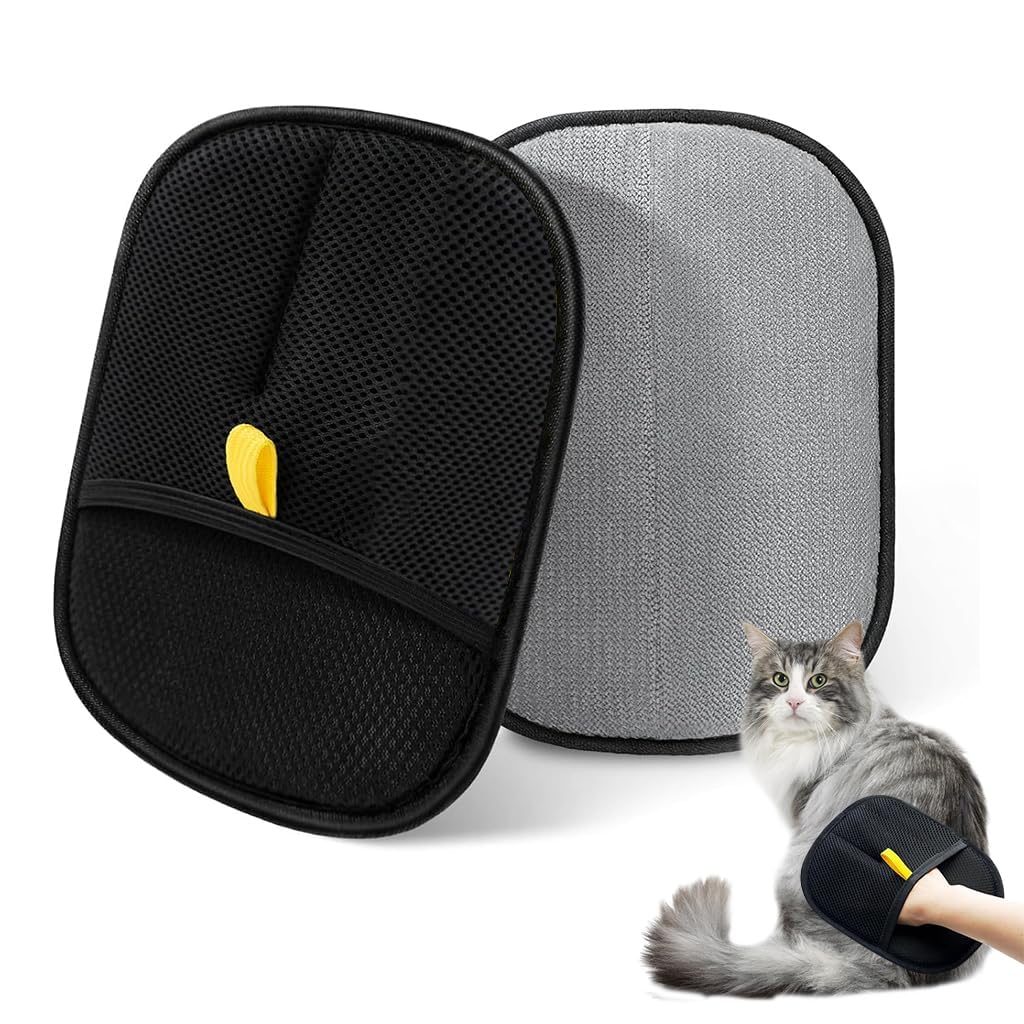 Pet Hair Removal Gloves Static Pet Hair Catcher Pet Hair Removal Mitt Dog And Cat Hair Remover Electrostatic Gloves For Couch, C