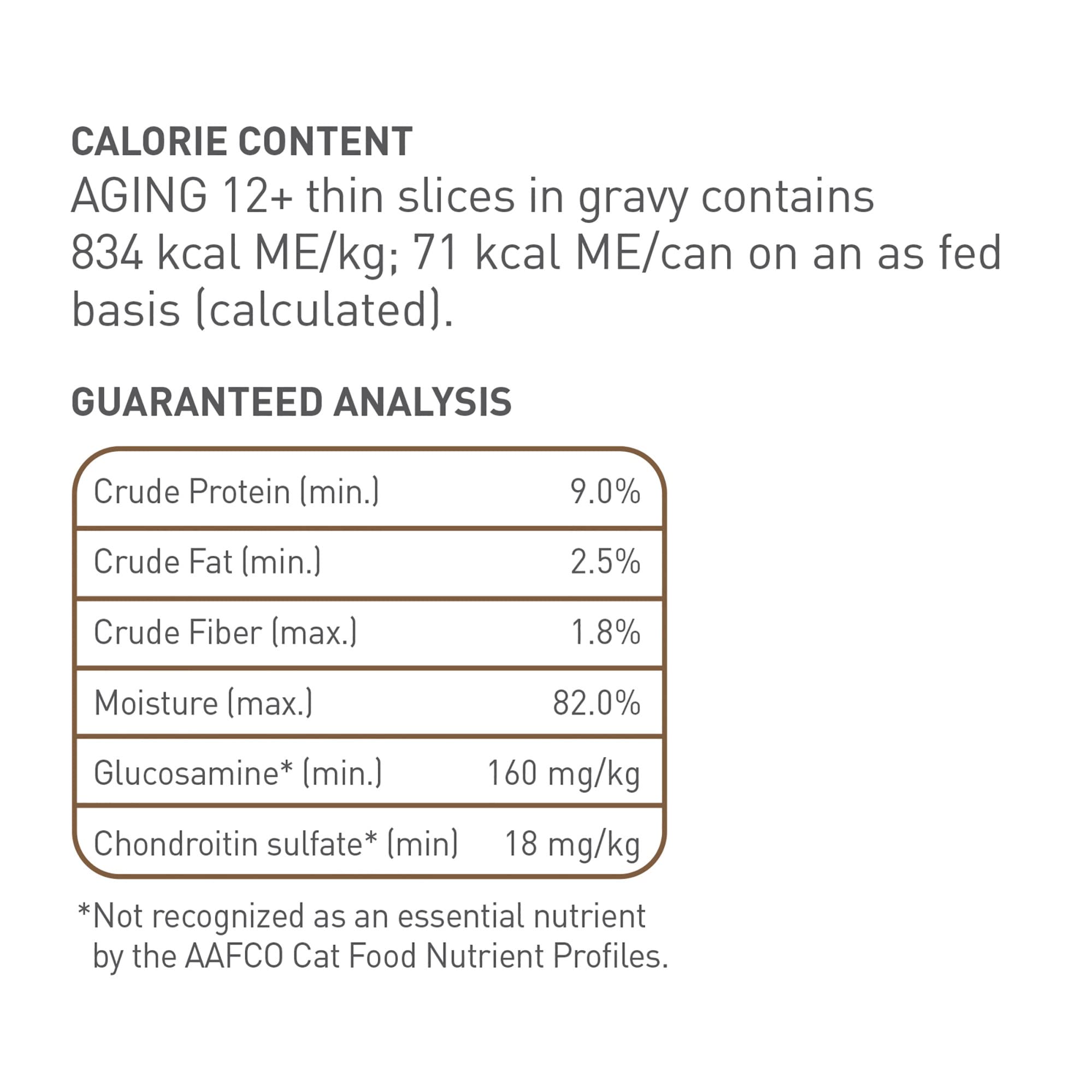 Royal Canin Aging 12+ Thin Slices in Gravy Canned Cat Food, 3 oz can (12-pack)