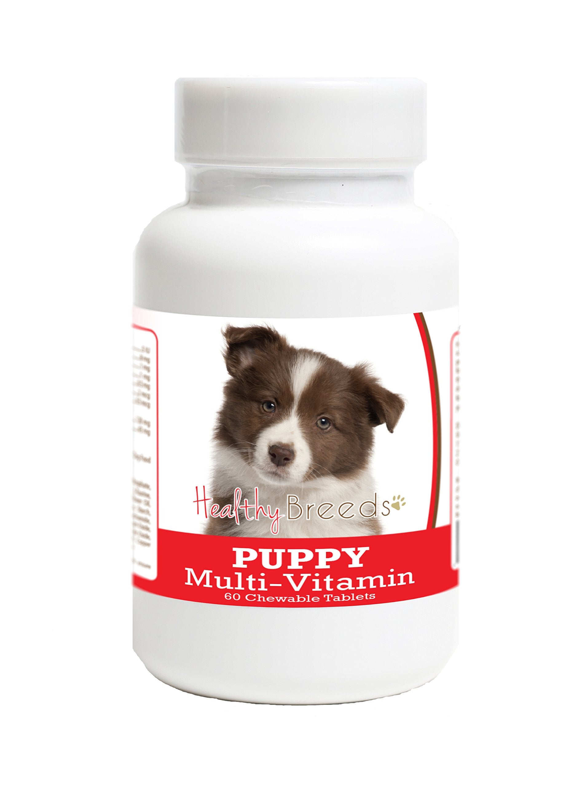 Healthy Breeds Border Collie Puppy Dog Multivitamin Tablet 60 Count