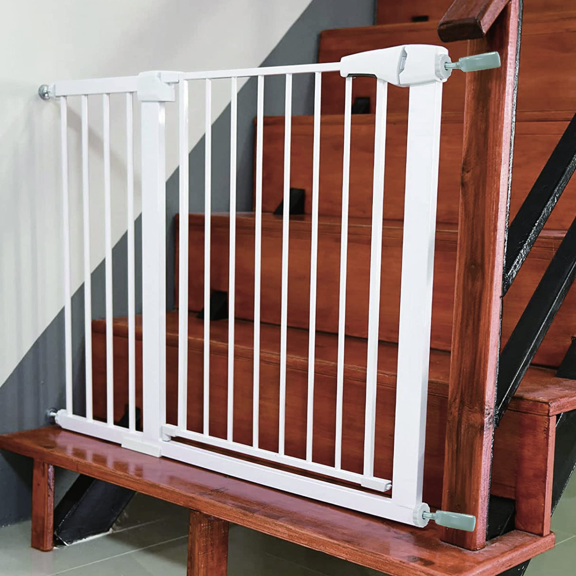 Baby Gate Banister Adapter Y-Spindle Rods - M8(8mm) for Pressure Mounted Baby and Pet Safety Stair Gates with Extra Long Wall Mo