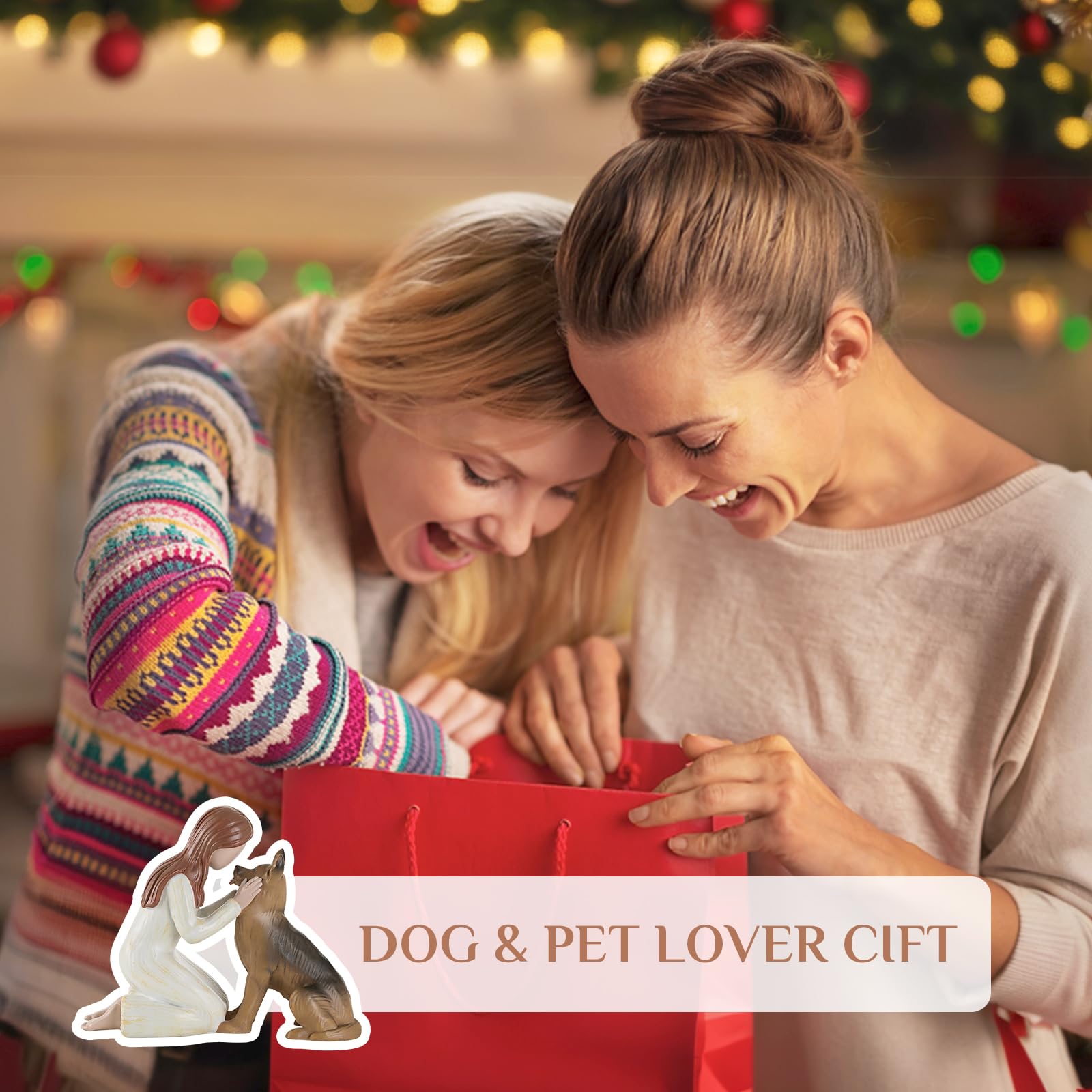 Storieme German Shepherd Gifts For Women: Dog Memorial Gifts Pet Loss Sympathy Bereavement Remembrance Gift Angel Of Friendship