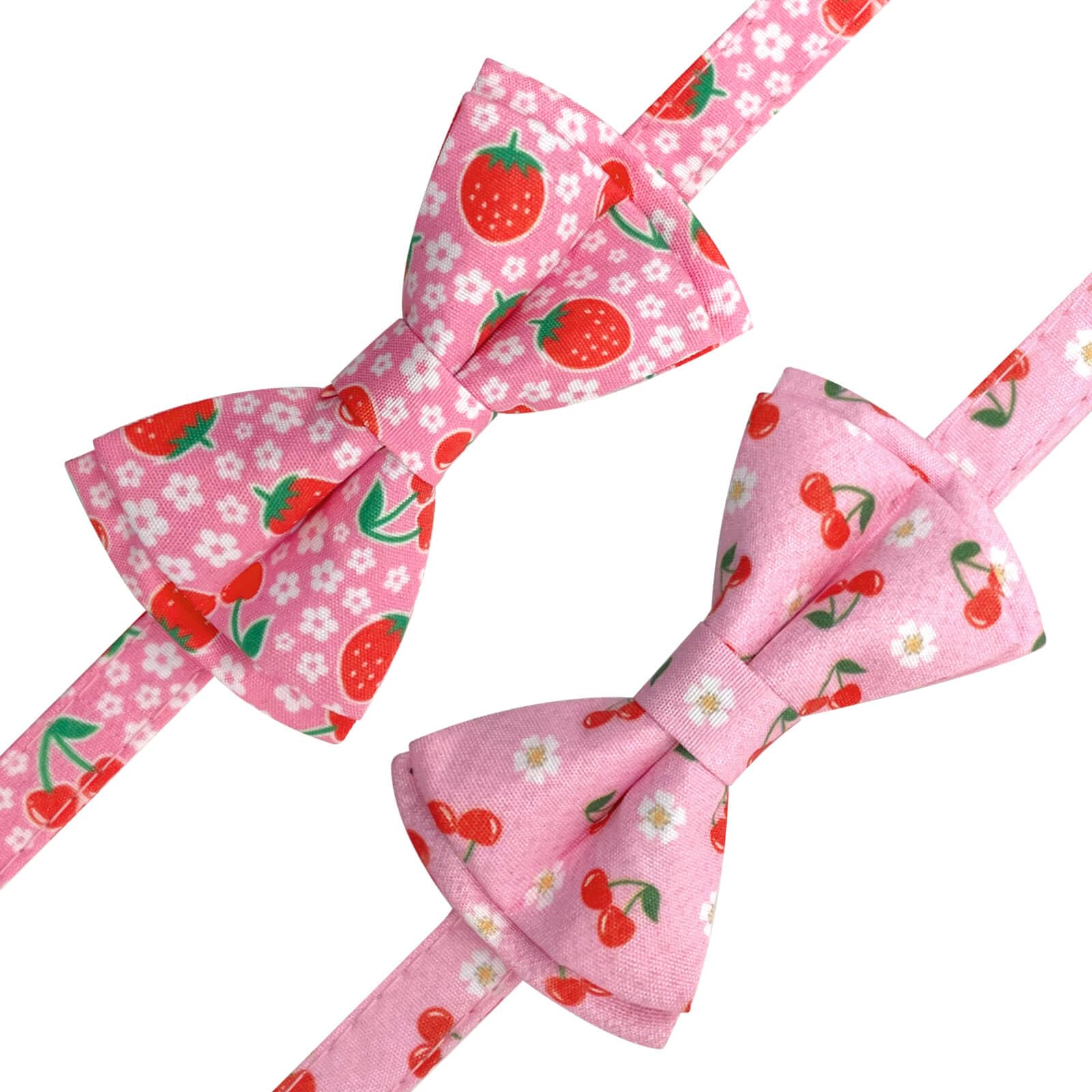 Gelwoo 2 Pack Breakaway Cat Collar With Removable Bow Tie And Bell For Boy Girl Cats,Cute Cotton Kitten Collar With Purple Laven