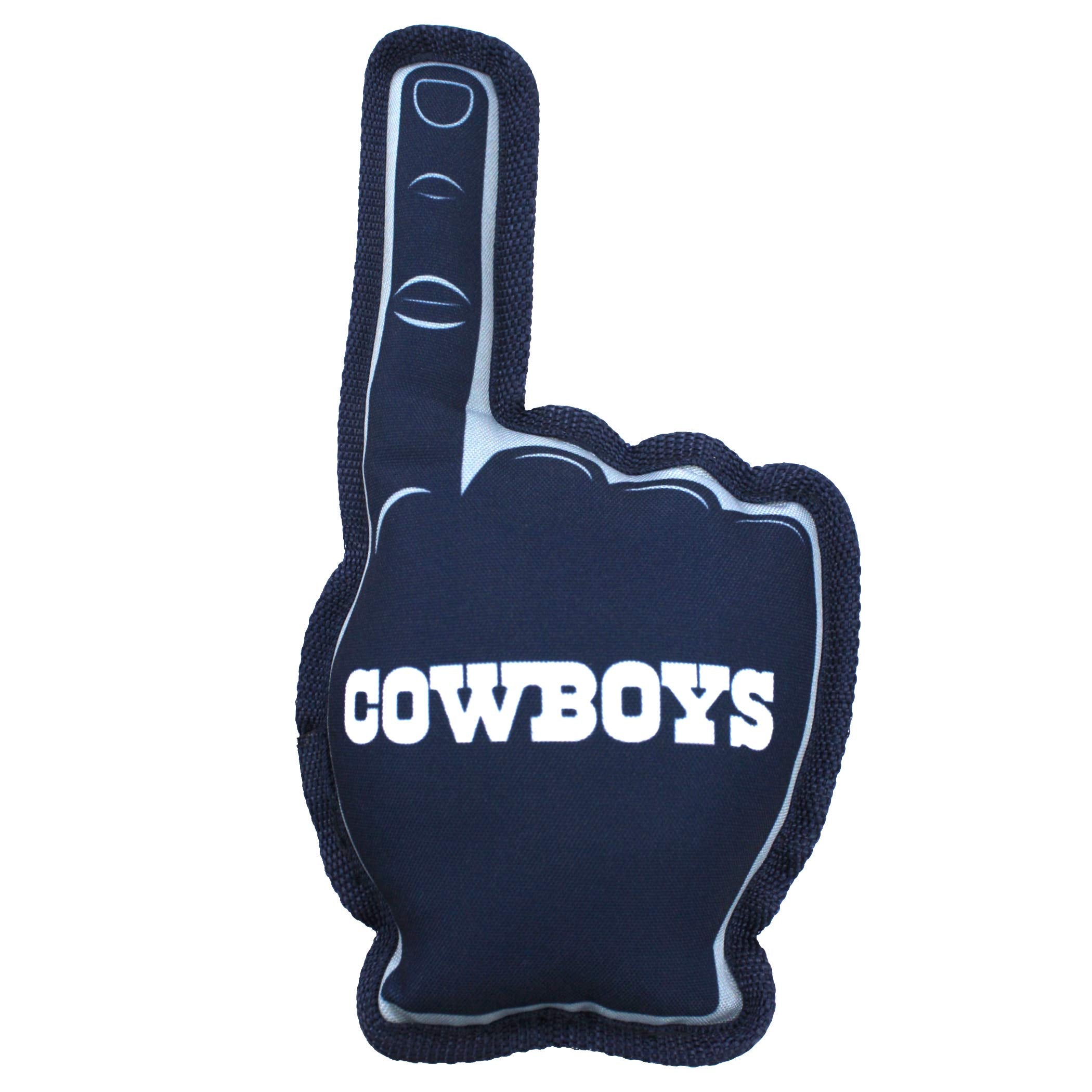 Nfl Dallas Cowboys #1 Fan Toy For Dogs & Cats. Best Tough Pet Toy With Inner Squeaker