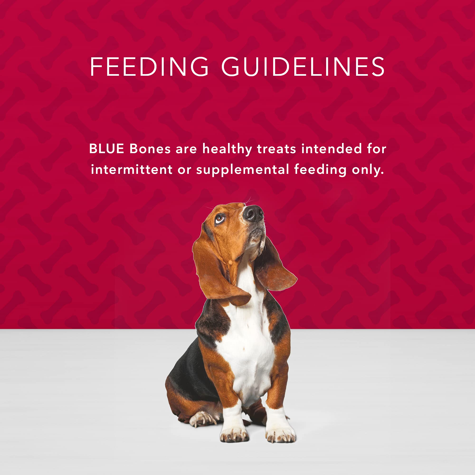 Blue Buffalo Bones Natural Crunchy Dog Treats Mini Dog Biscuits Beef, 12oz. Bag, 4 Count