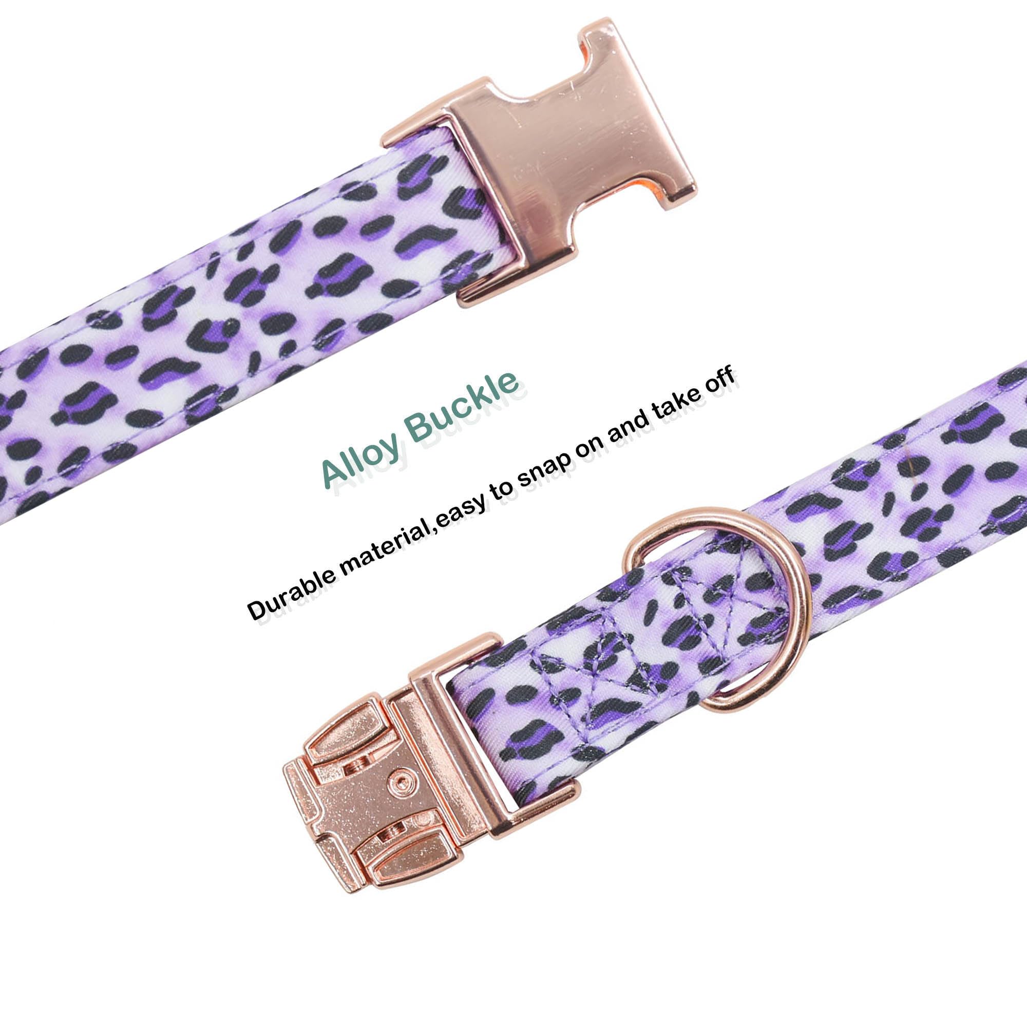 Cotton Dog Collar Metal Buckle Daisy Summer, Cute Adjustable Dog Collar Soft For Small Medium Large Boys Girls Dogs Durable (Sty