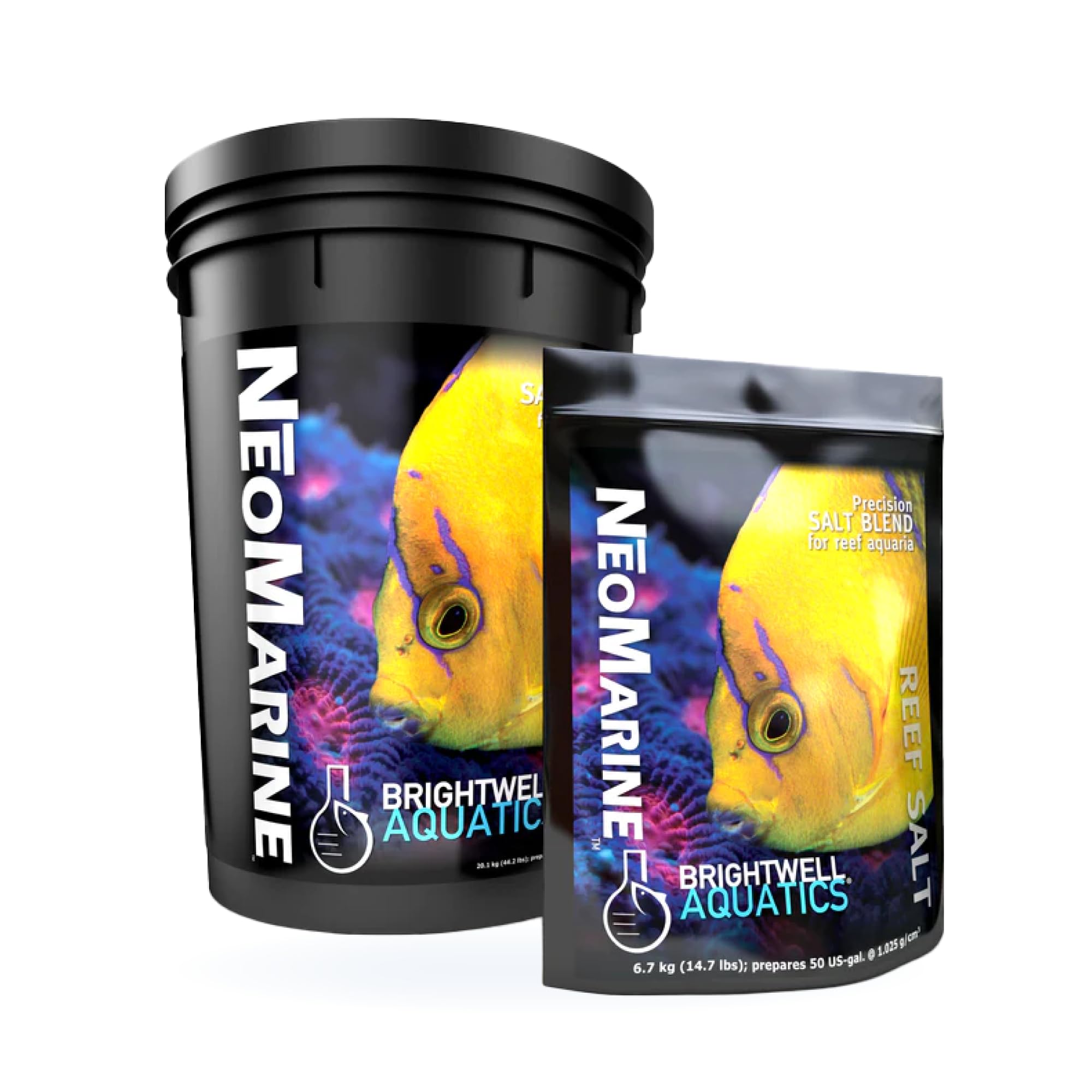 Brightwell Aquatics - NeoMarine Marine Salt Blend for Reef Aquarium - Fish Tank Starter Aquarium Salt - Aquarium Water Treatment