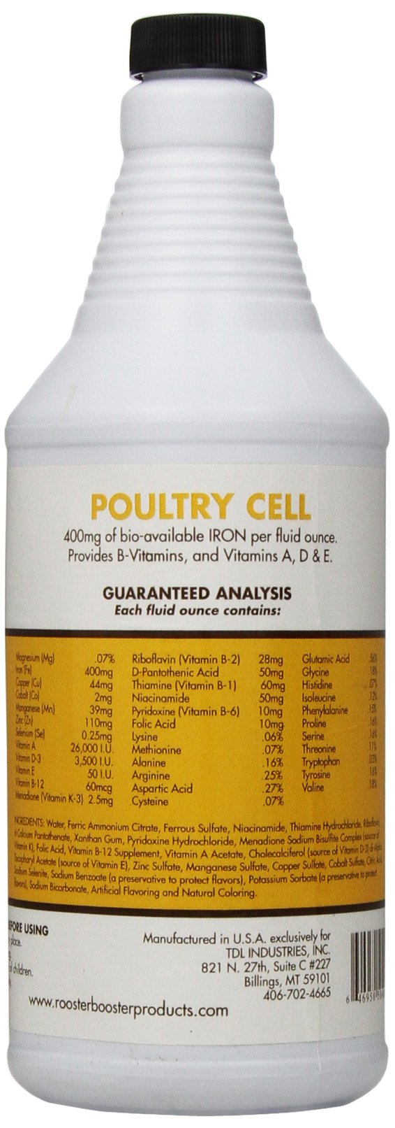 Rooster Booster Poultry Cell, 32-Ounce