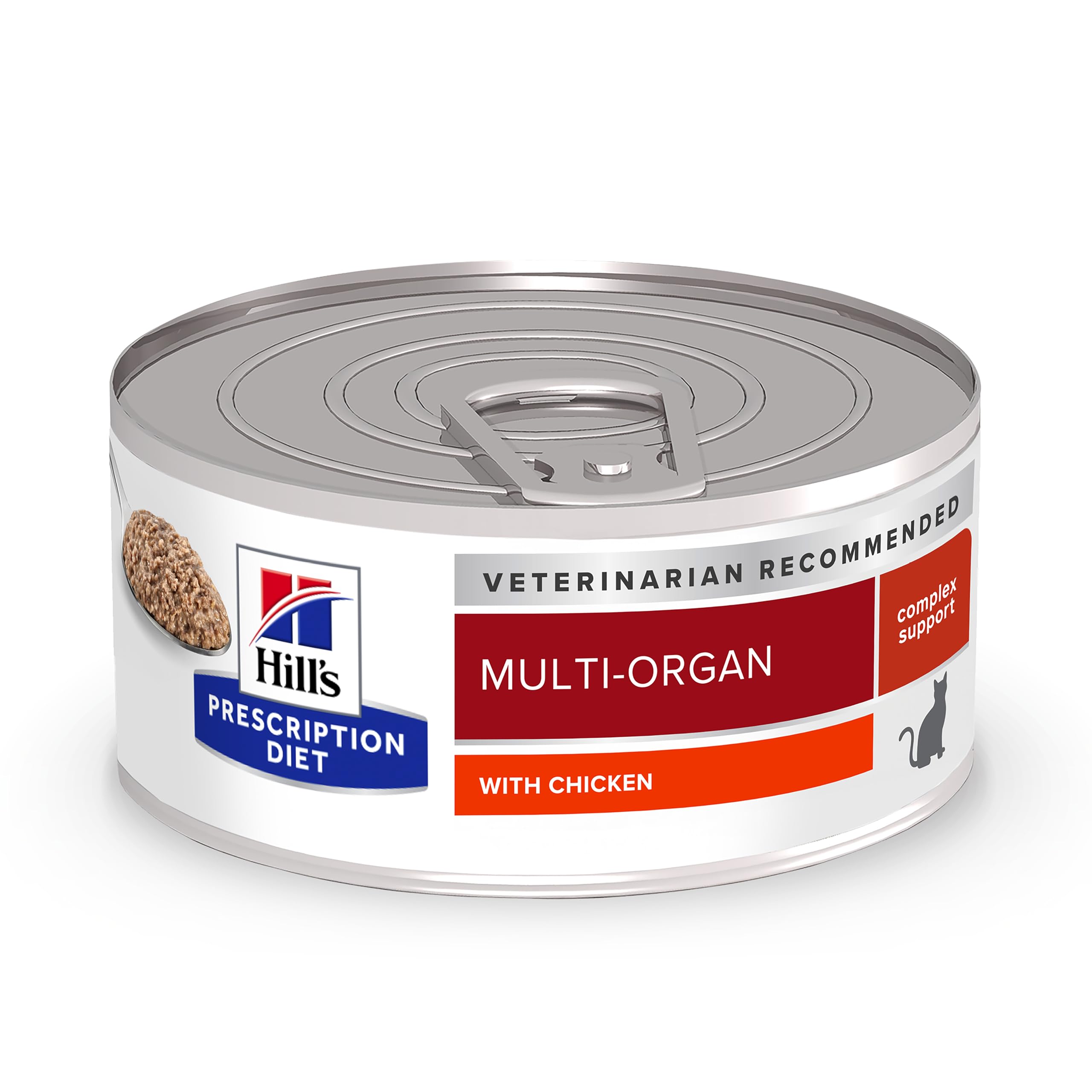 Hills Prescription Diet Multi-Organ Support Chicken Cat Wet Food, 24 x 5.5 oz case