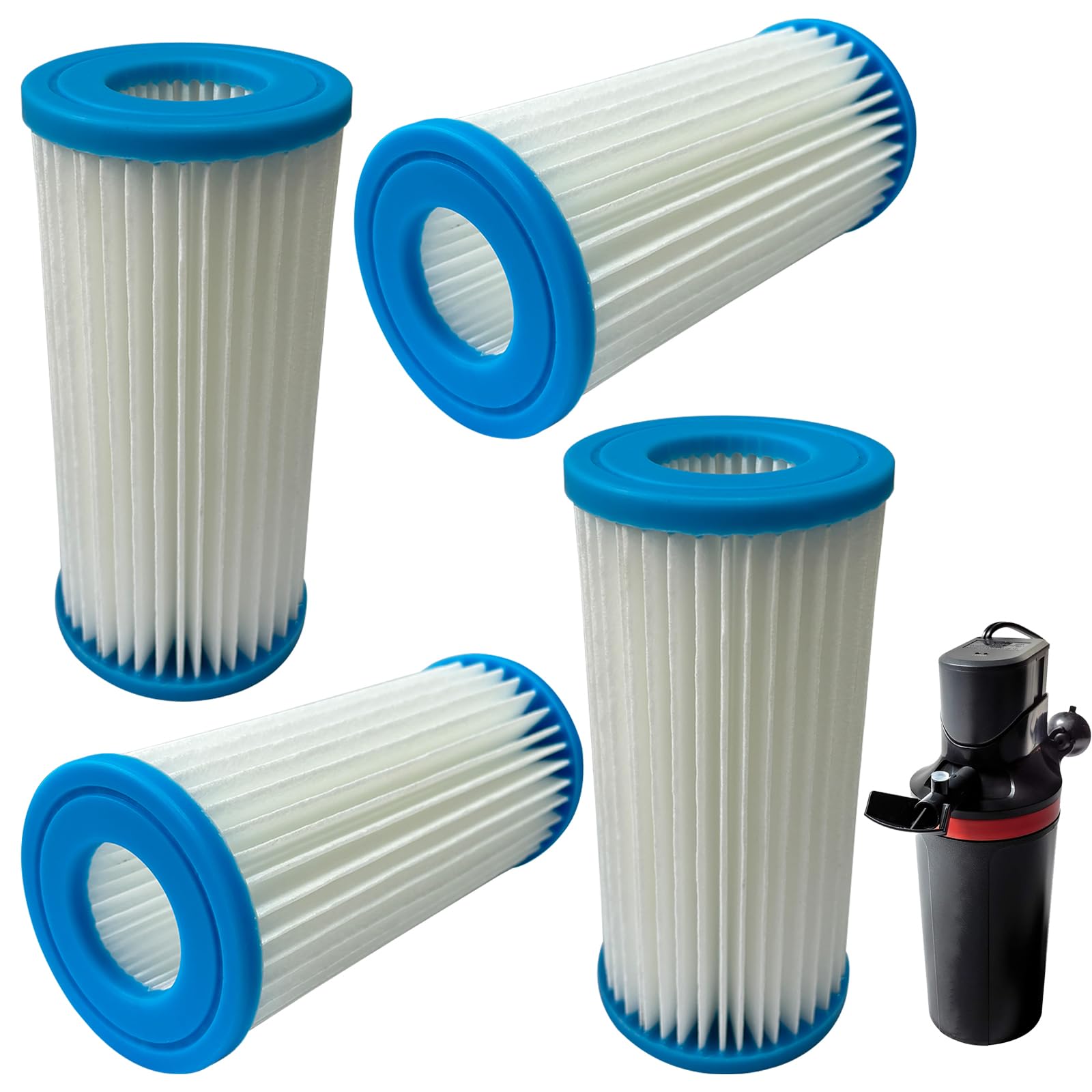 Beaufan 4 Pack Micron Cartridge Compatible With Canister Filters & Polishing Internal Canister Filter Ml90770, Compare To Part# 