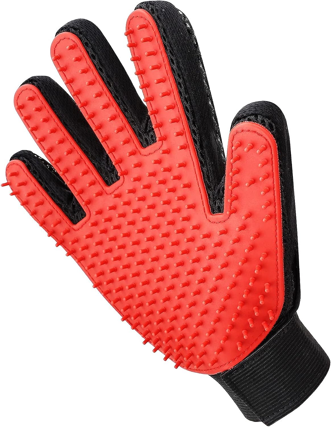 Dog Trust Pet Grooming Gloves  Dog, Cat Bathing Scrubber Gloves  TwoSided Pet Grooming Pet Hair Remover Gloves  Massage For 