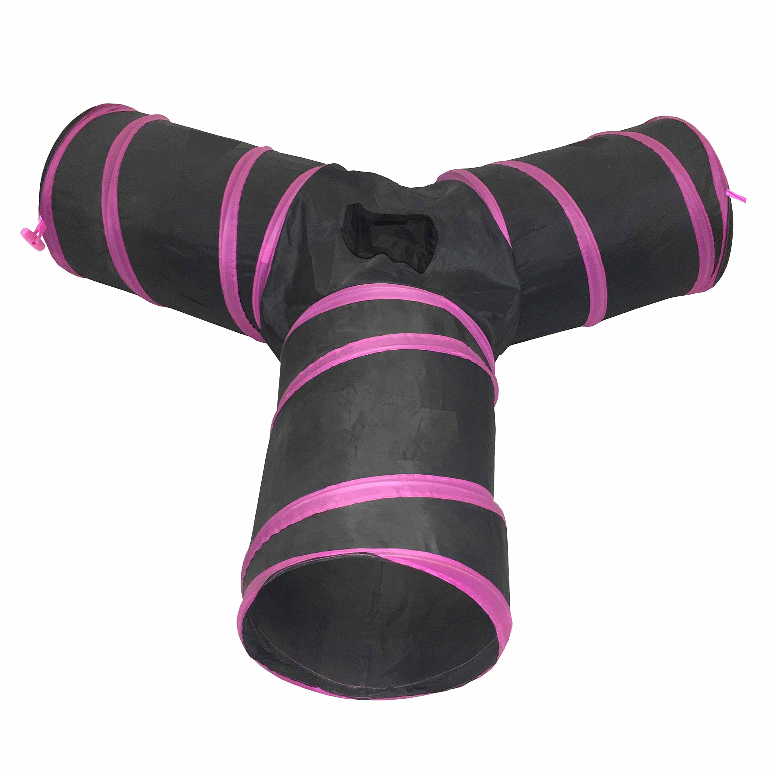 Pet Life Cat House, Pink/Black
