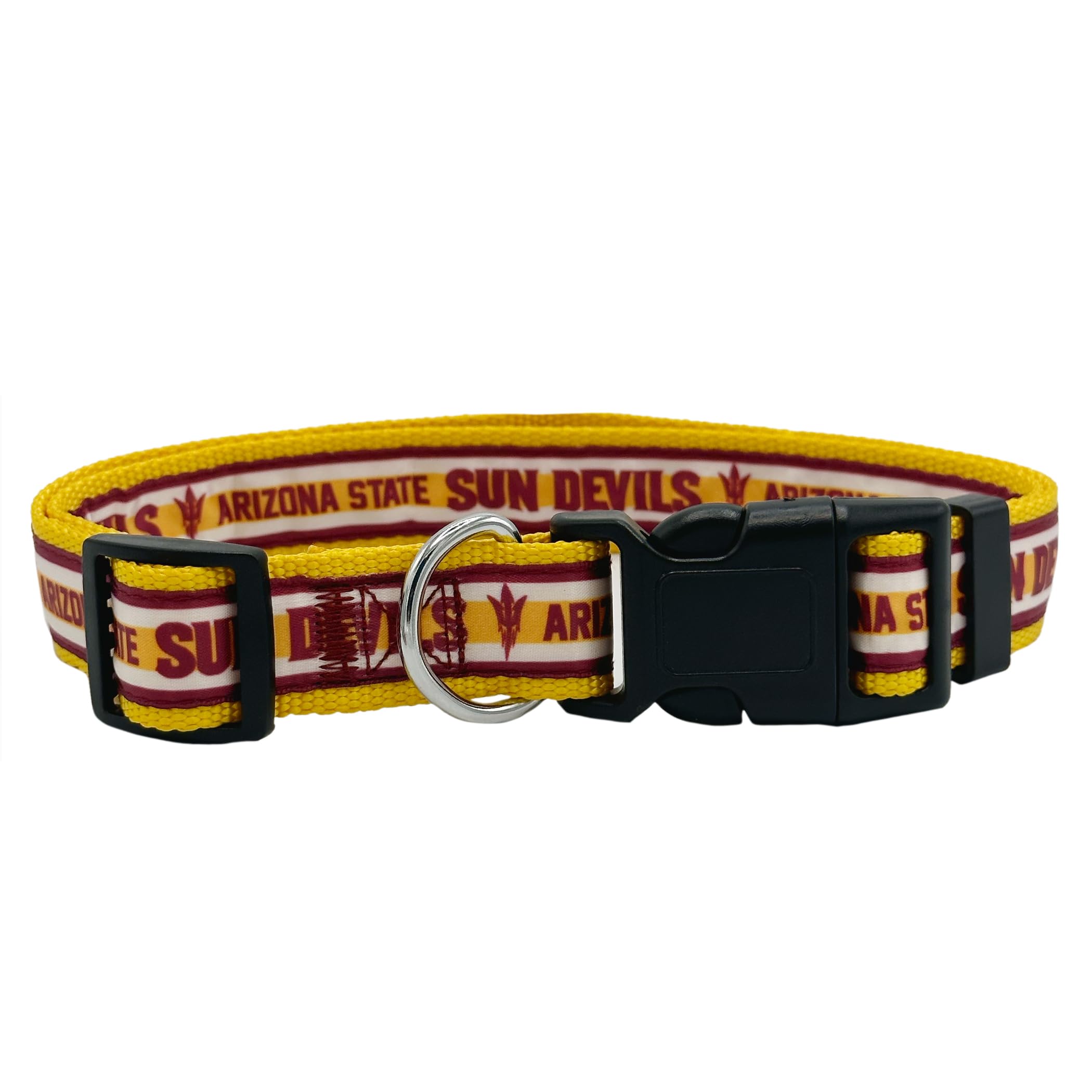 Pets First Collegiate PET Collar OLD VERSION Arizona State Sun Devils Dog Collar, Size Medium. Best Sports Team Collar for Dogs 