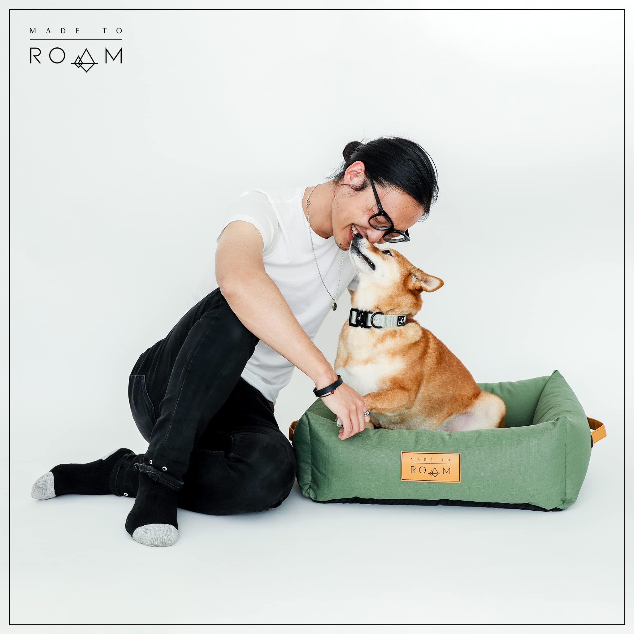 ROAM Premium Dog Collar - Adjustable Nylon with Quick-Release Metal Buckle, Classic Size 5, Oregon Haze