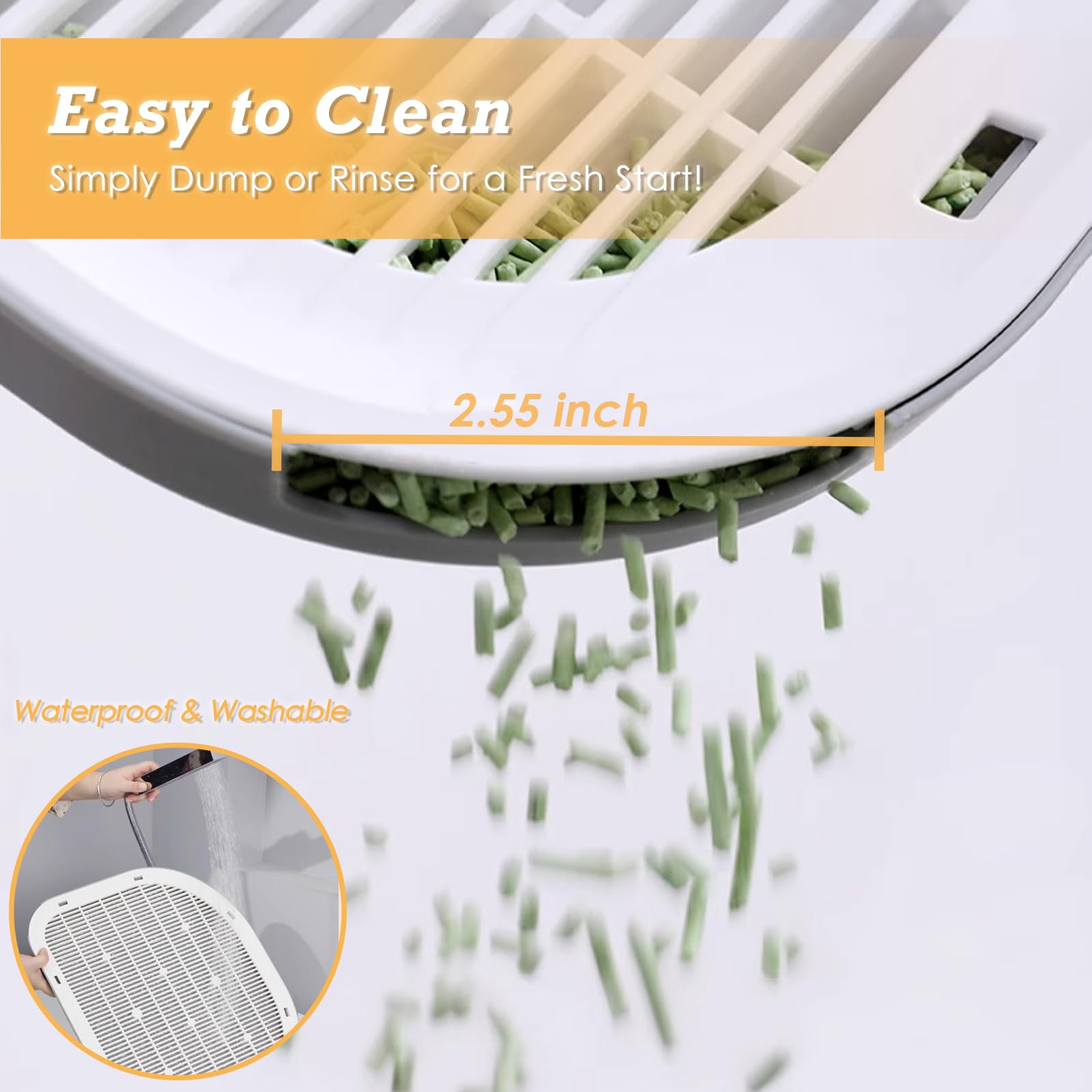 Cat Litter Mat Litter Trapping Mat,19.29''  14.96'',Double-Layer Cat Litter Box Mat For Floor,Xl Litter Matt For Kitty,Mat Catch