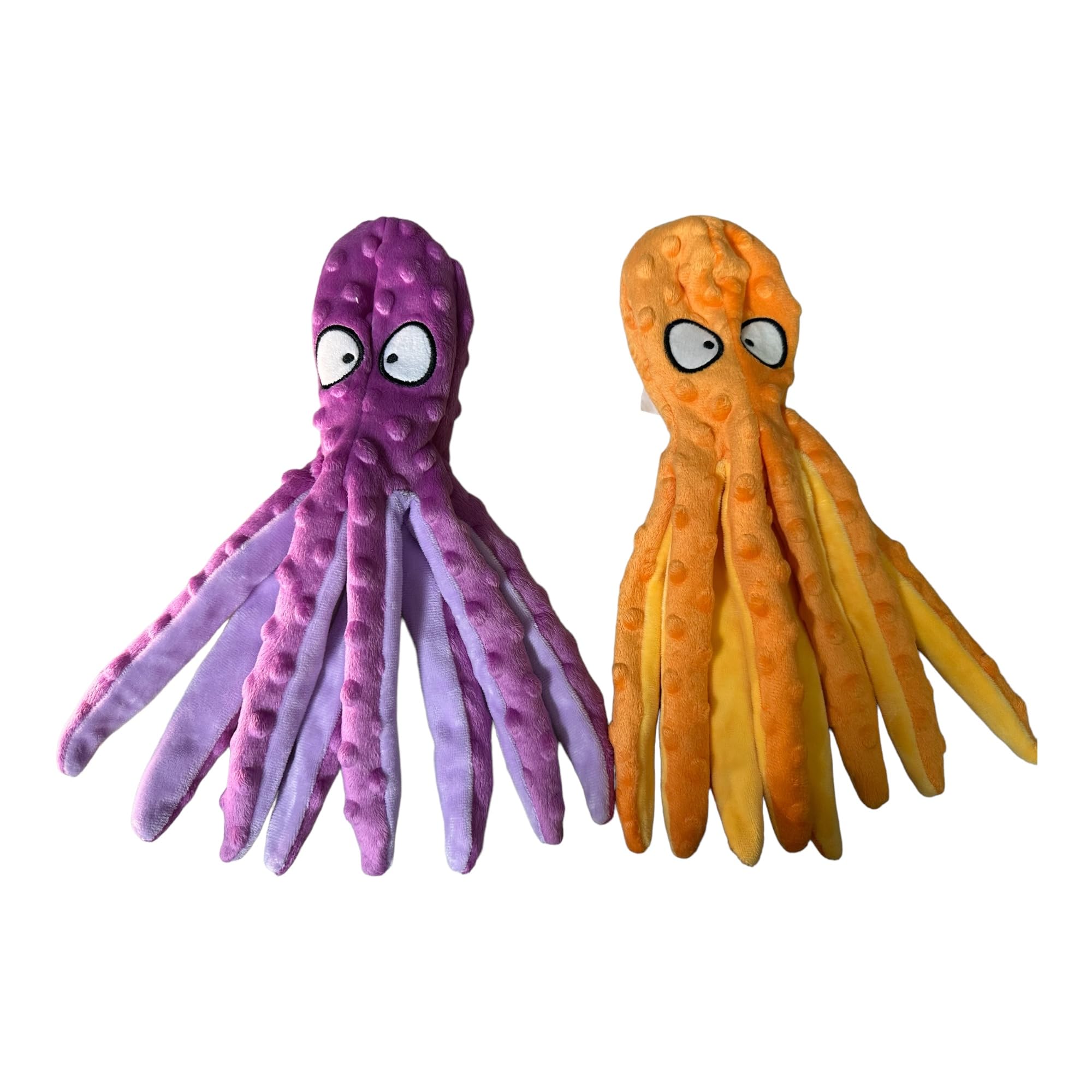 Wishstoresqueaky Octopus Dog Toys For Small Breed Dogs -Durable, No-Stuffing Crinkle Toys, Interactive Animal-Shaped Dog Chew To