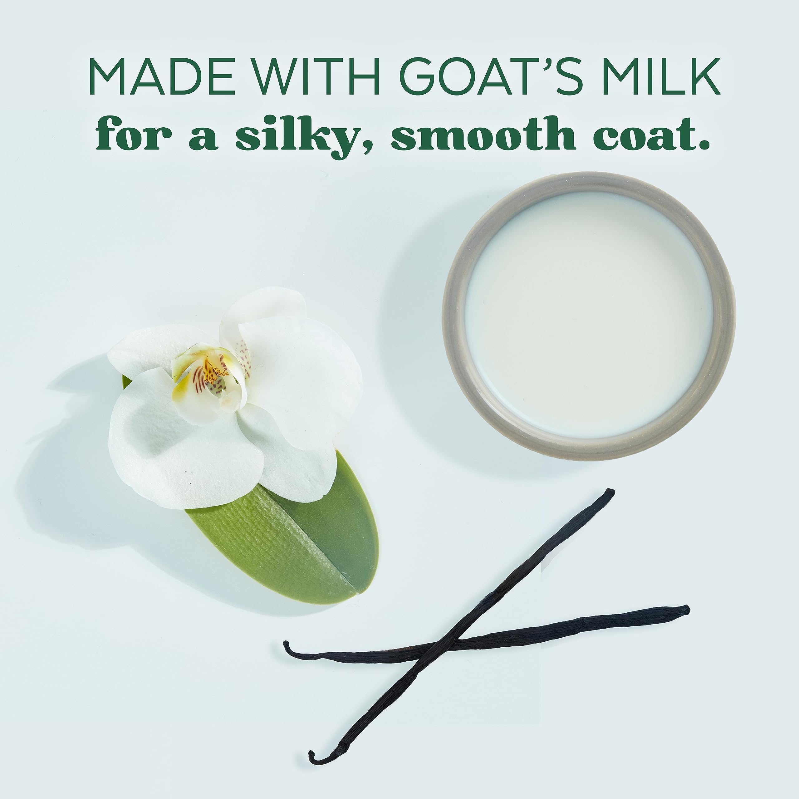 Tropiclean Essentials Goat'S Milk Hypoallergenic Shampoo For Dogs, Puppies, & Cats - Soften The Coat - Balanced Ph For Itchy & S