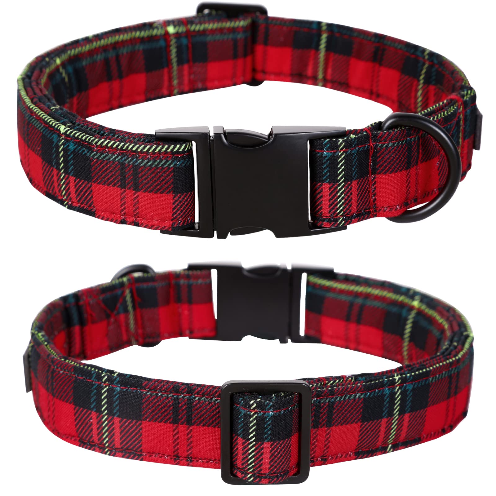 Lionet Paws Christmas Dog Collar With Bowtie, Dog Sailor Bow Collar With Metal Buckle For Dogs, Adjustable Comfortable Dog Collar Girl Gift, Xs, Neck 8-12 In