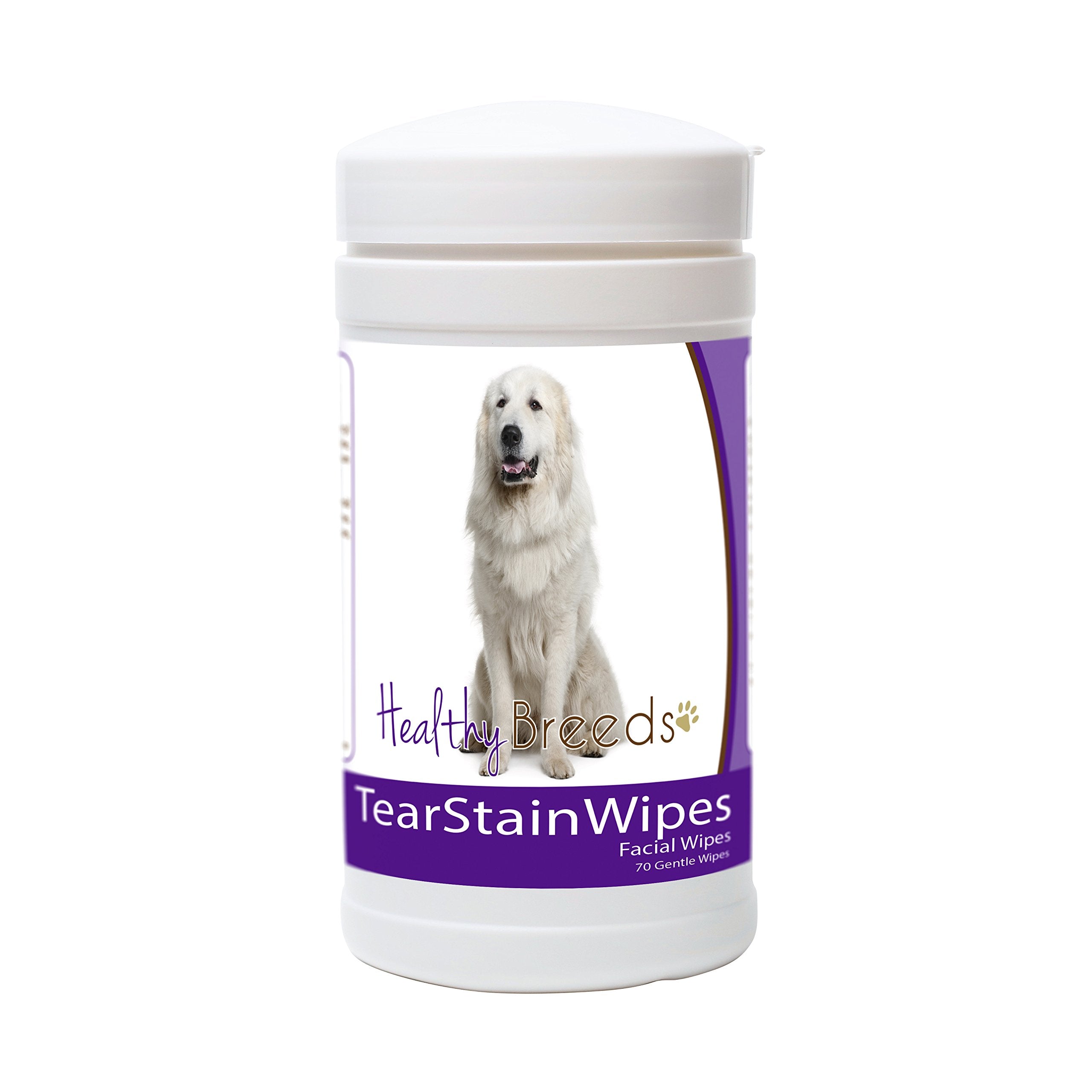 Healthy Breeds Great Pyrenees Tear Stain Wipes 70 Count