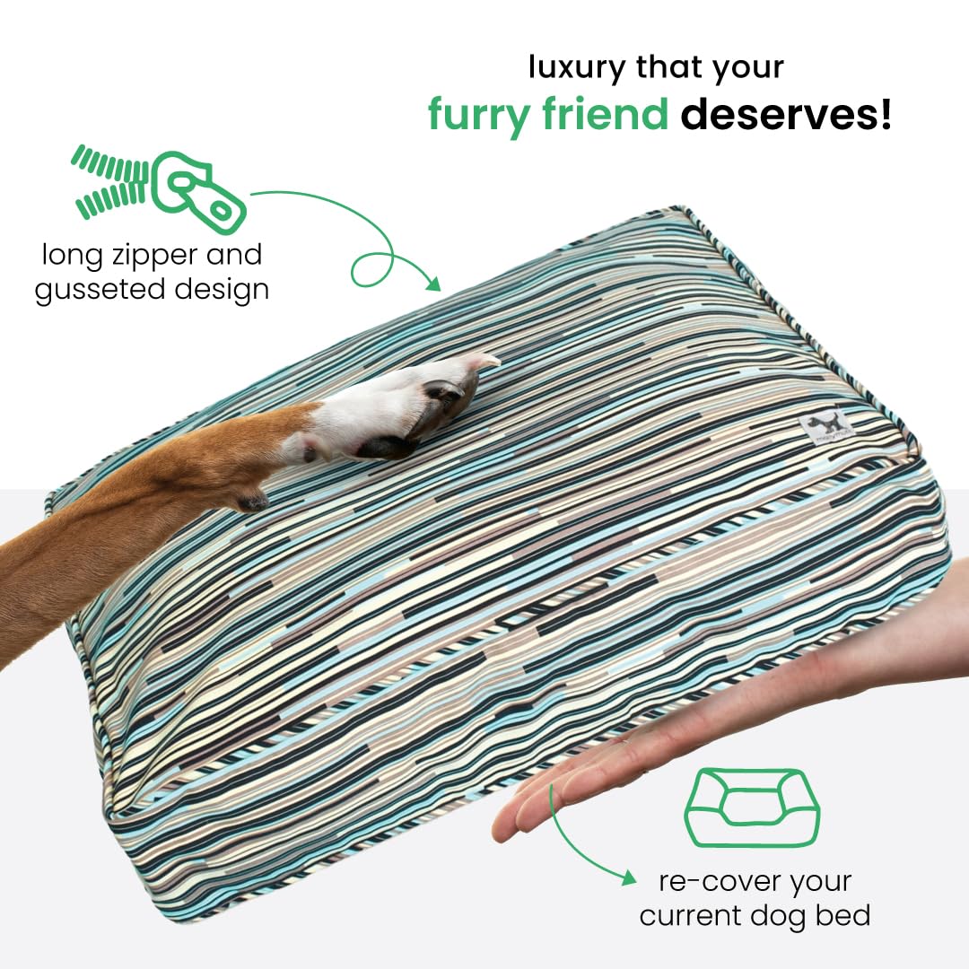 Molly Mutt Small Dog Bed Cover - I Don'T Like Mondays Print - Measures 22   X27   X5   - 100% Cotton - Durable - Breathable - Su