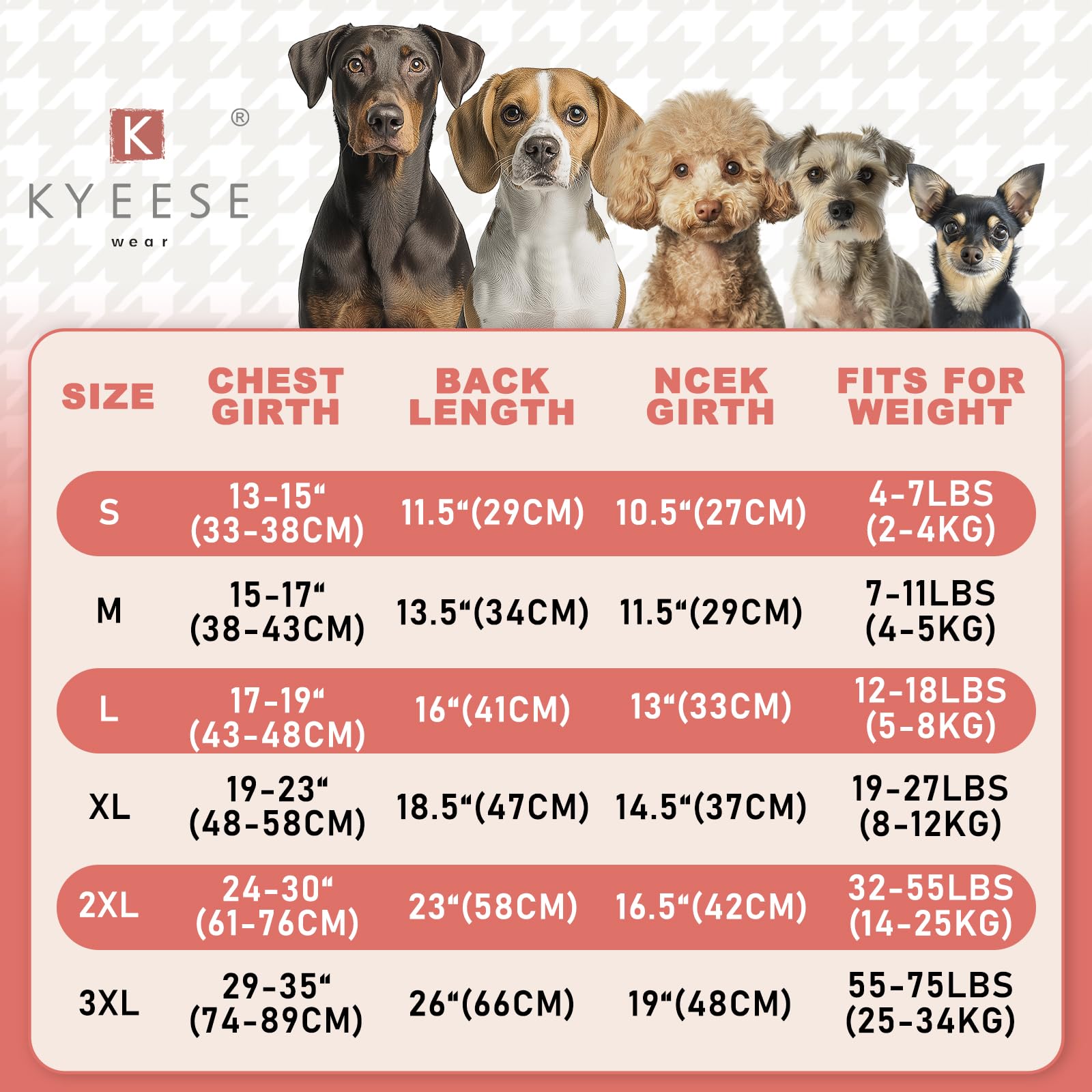 Kyeese 2Pack Dog Sweater Soft Dog Sweaters For Medium Dogs Male Stretchy Large Dog Sweater Turtleneck Dog Clothes Pullover Dog Sweatshirt Warm Dog Coats