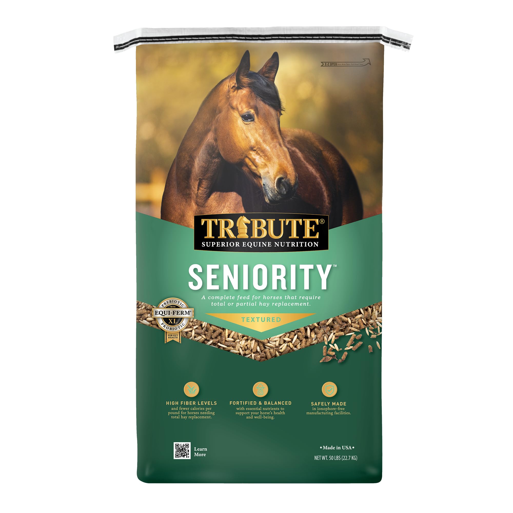 Kalmbach Feeds Tribute Maturity Textured for Horse, 50 lb