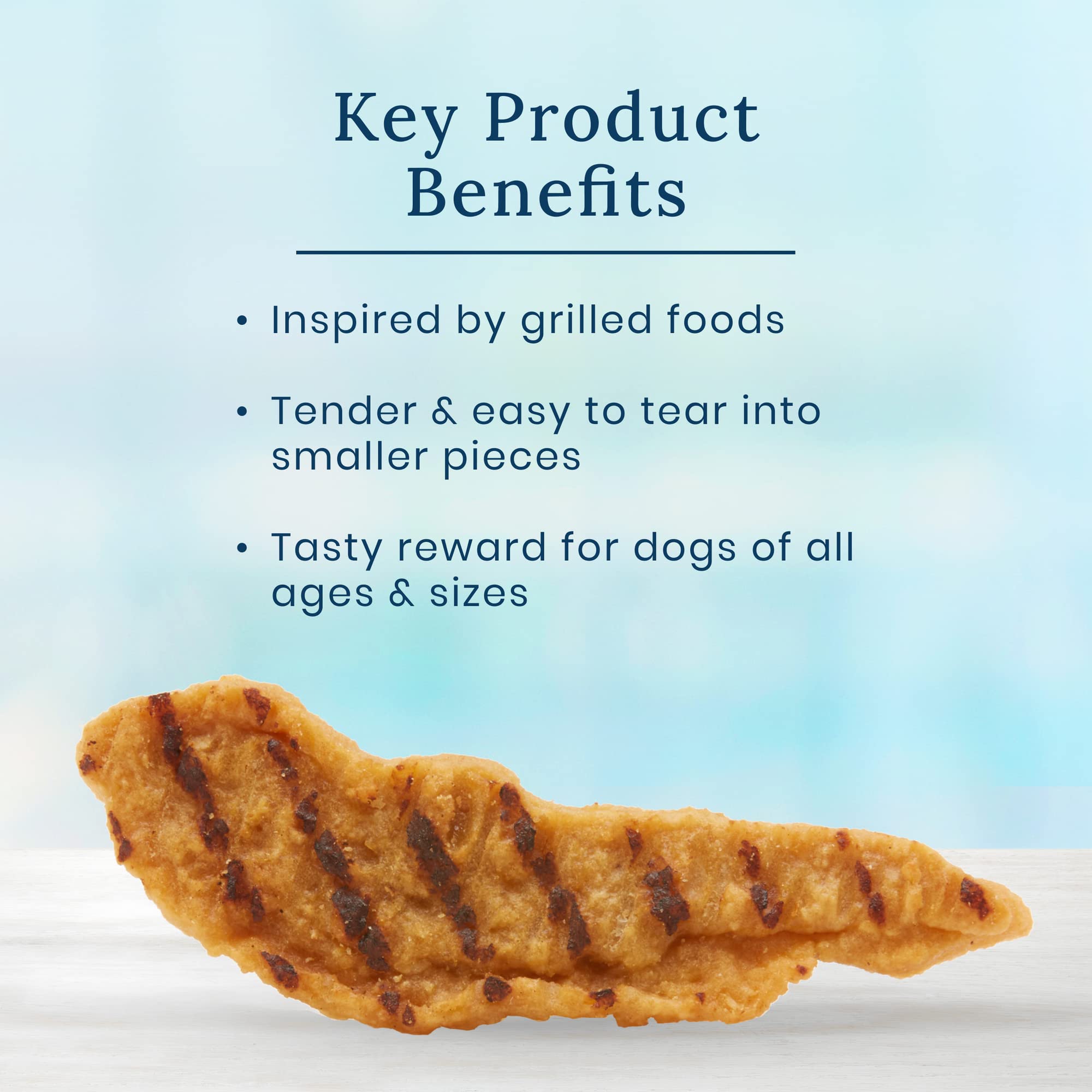 Blue Buffalo Nudges Grillers Natural Dog Treats, Made in the USA with Real Chicken, 16-oz. Bag