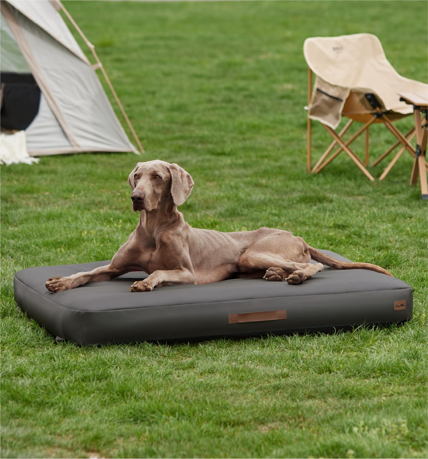 Made4Pets Outdoor Dog Bed Waterproof Inflatable - Heavy-Duty Self-Inflating Bed For Large Dogs, Rugged Oxford Fabric, Portable &