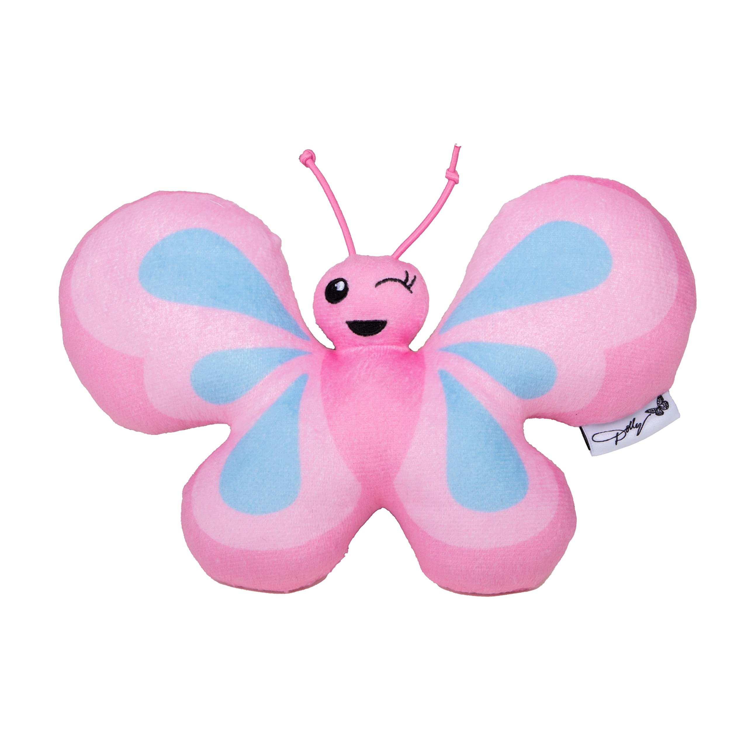 Doggy Parton Pink Winking Butterfly Toy - O/S