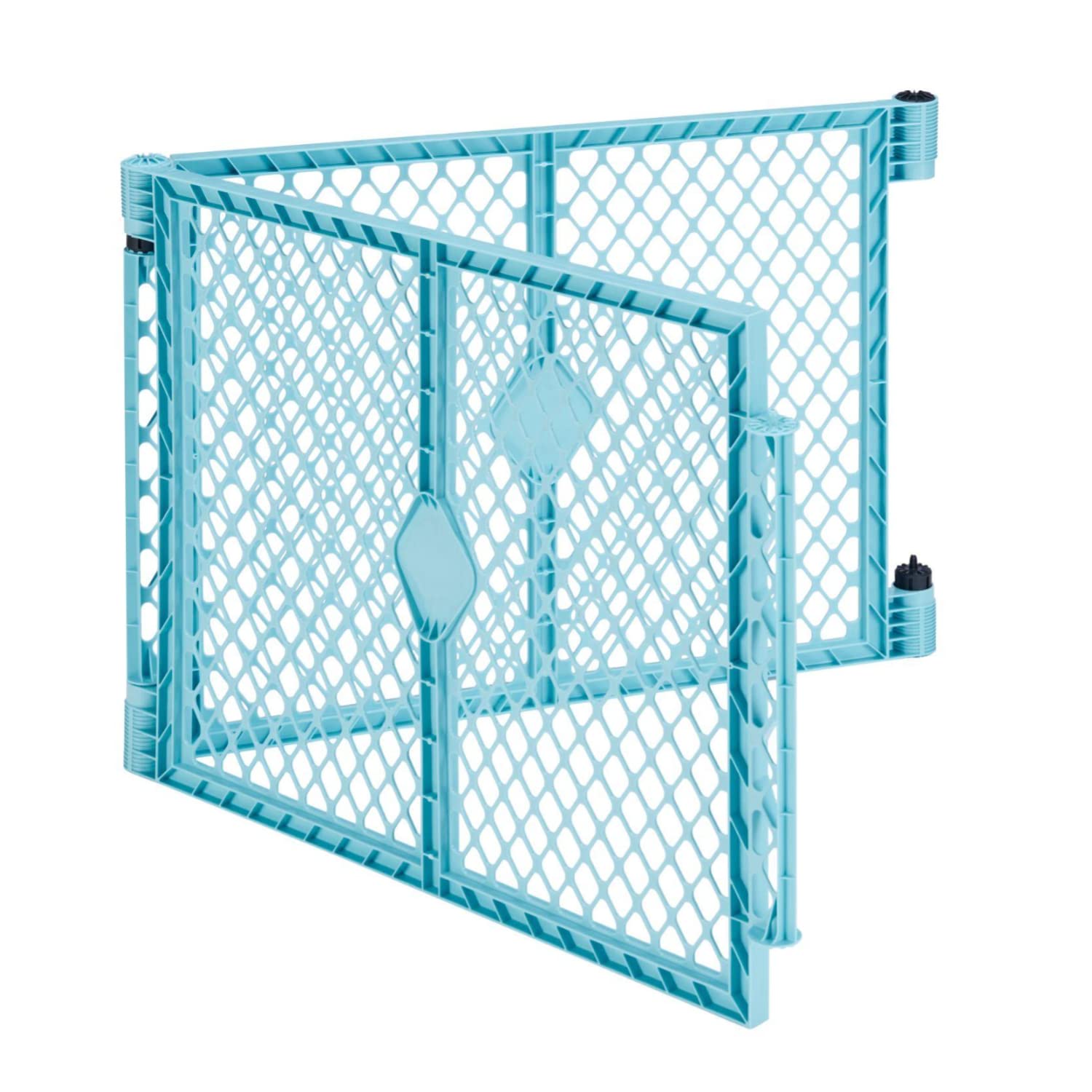 Toddleroo By North States Superyard Aqua 2 Panel Extension: Increases Play Space Up To 34.4 Sq. Ft. (Adds 64', Aqua)