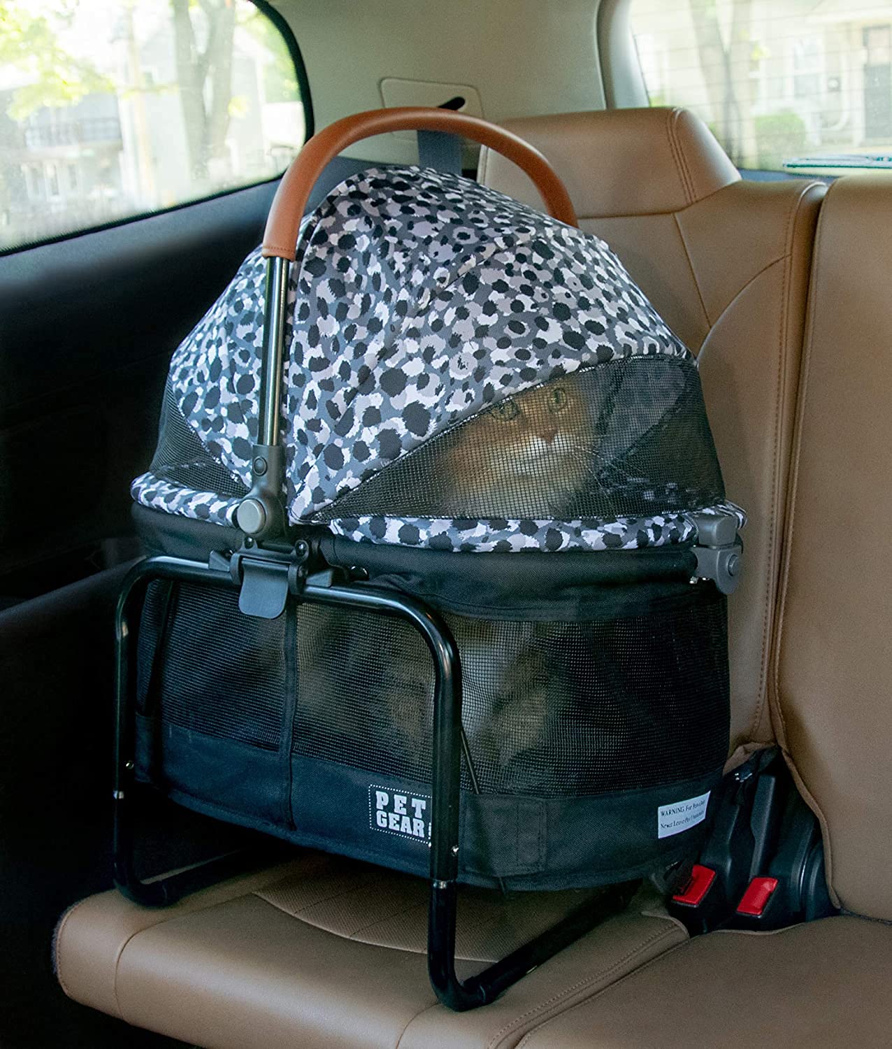 Pet Gear View 360 Pet Carrier & Car Seat With Booster Seat Frame For Small Dogs & Cats, Mesh Ventilation, Push Button Entry, No Tools Required, 4 Colors