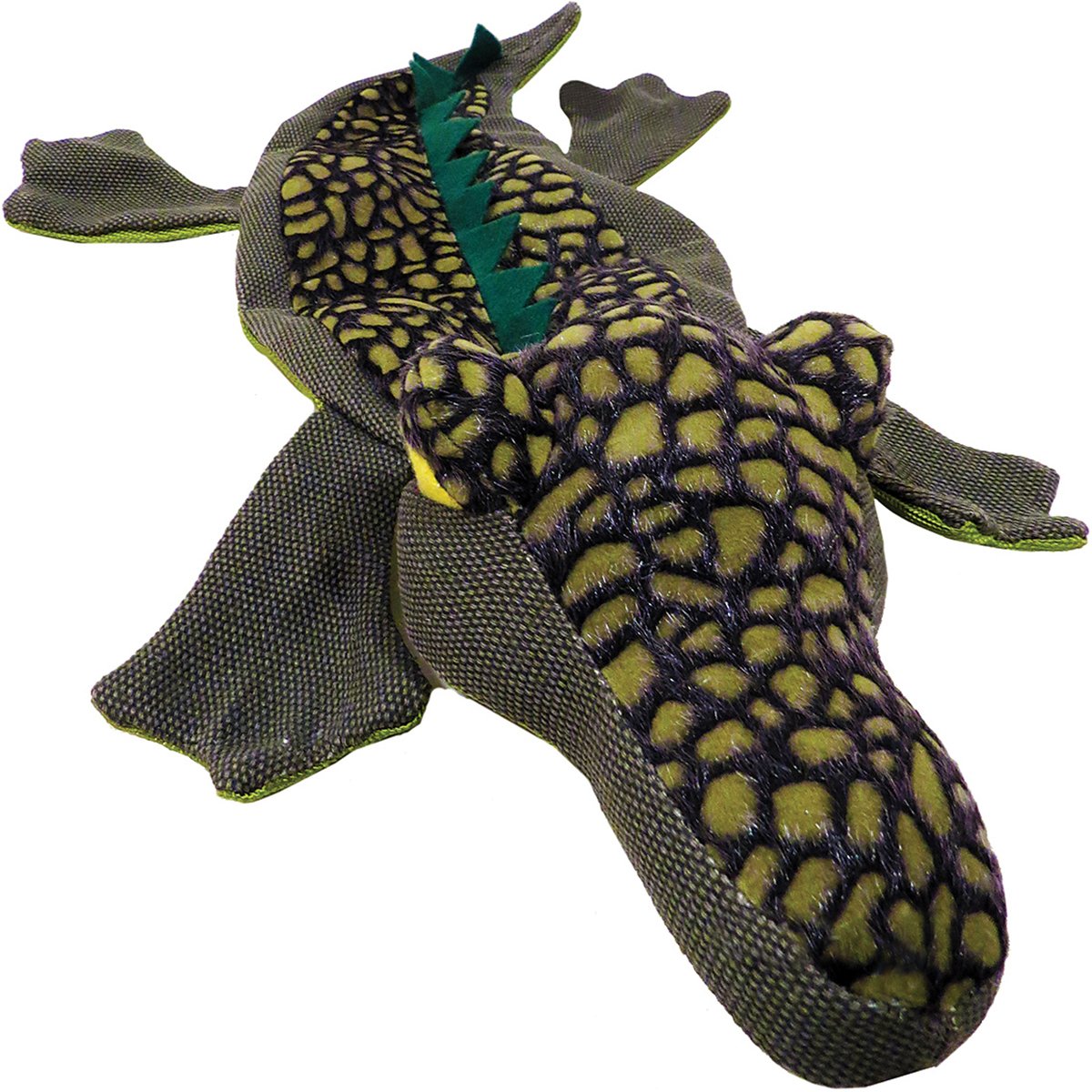 Scoochie Pet Products Gary Gator Dog Plush Toy, 16-Inch