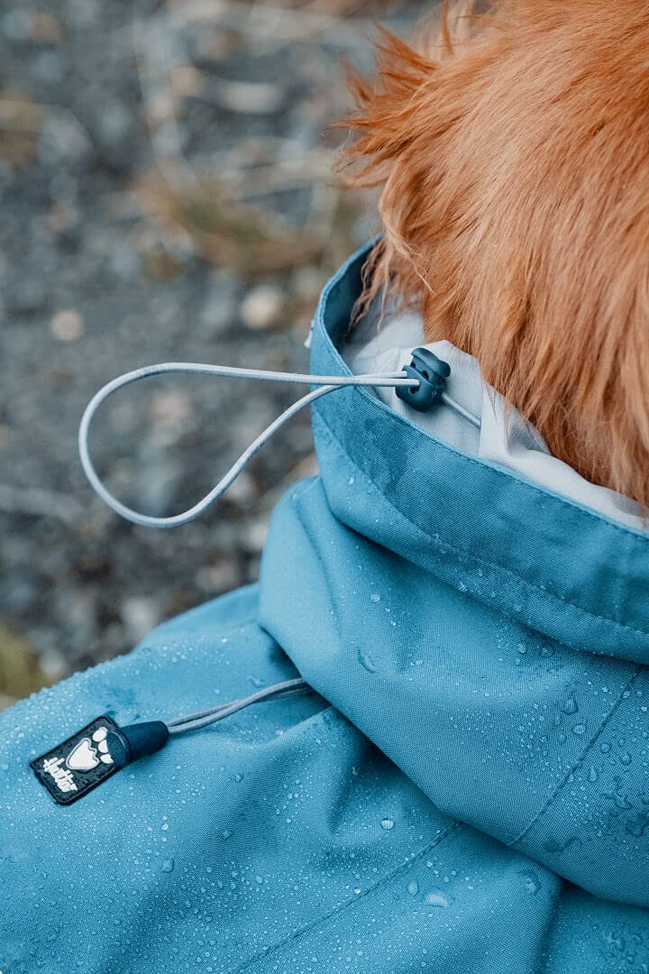 Hurtta Monsoon Coat, Dog Raincoat, Blackberry, 18 In