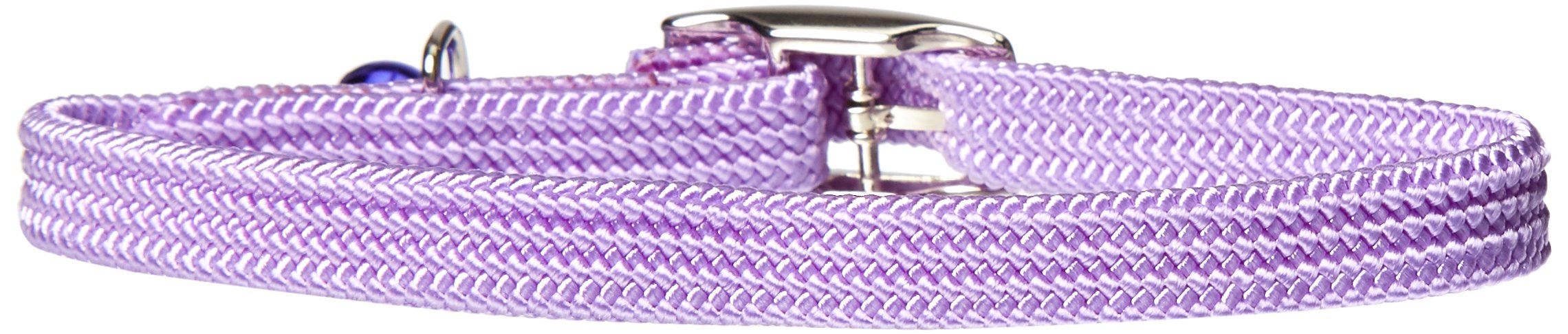 Omnipet Kool Kat Elastic Cat Safety Collar With Bell, Lavender, 10''