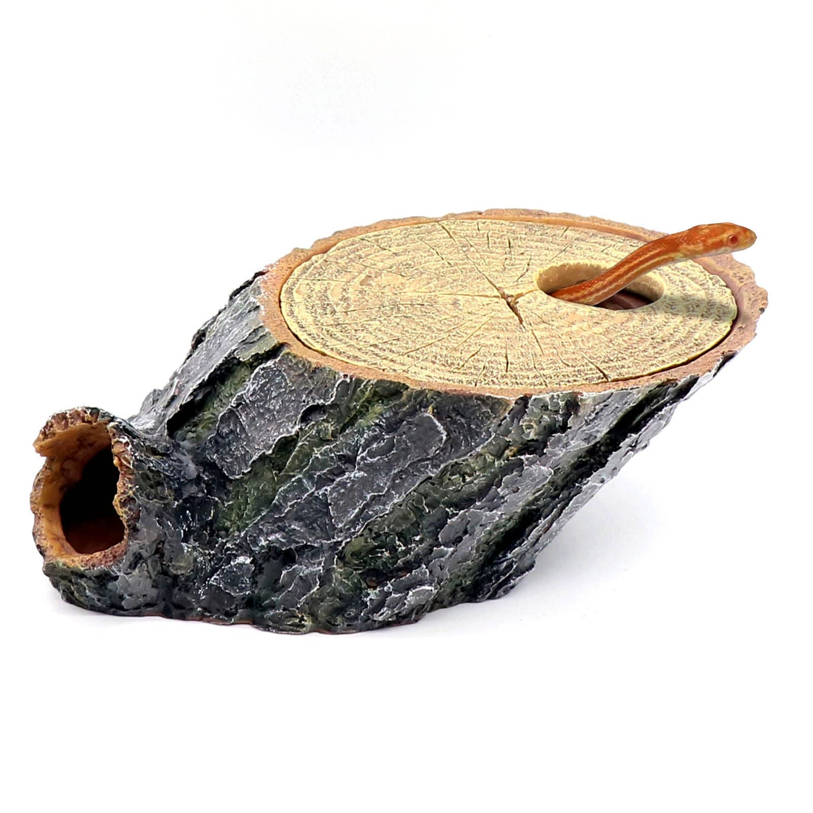 Snake Hide And Basking Tree Roots Cave For Terrariums, Available For Climbing And Hiding Spots For Reptiles, Amphibians, And Small Animals, Corn Snake, Small Gecko