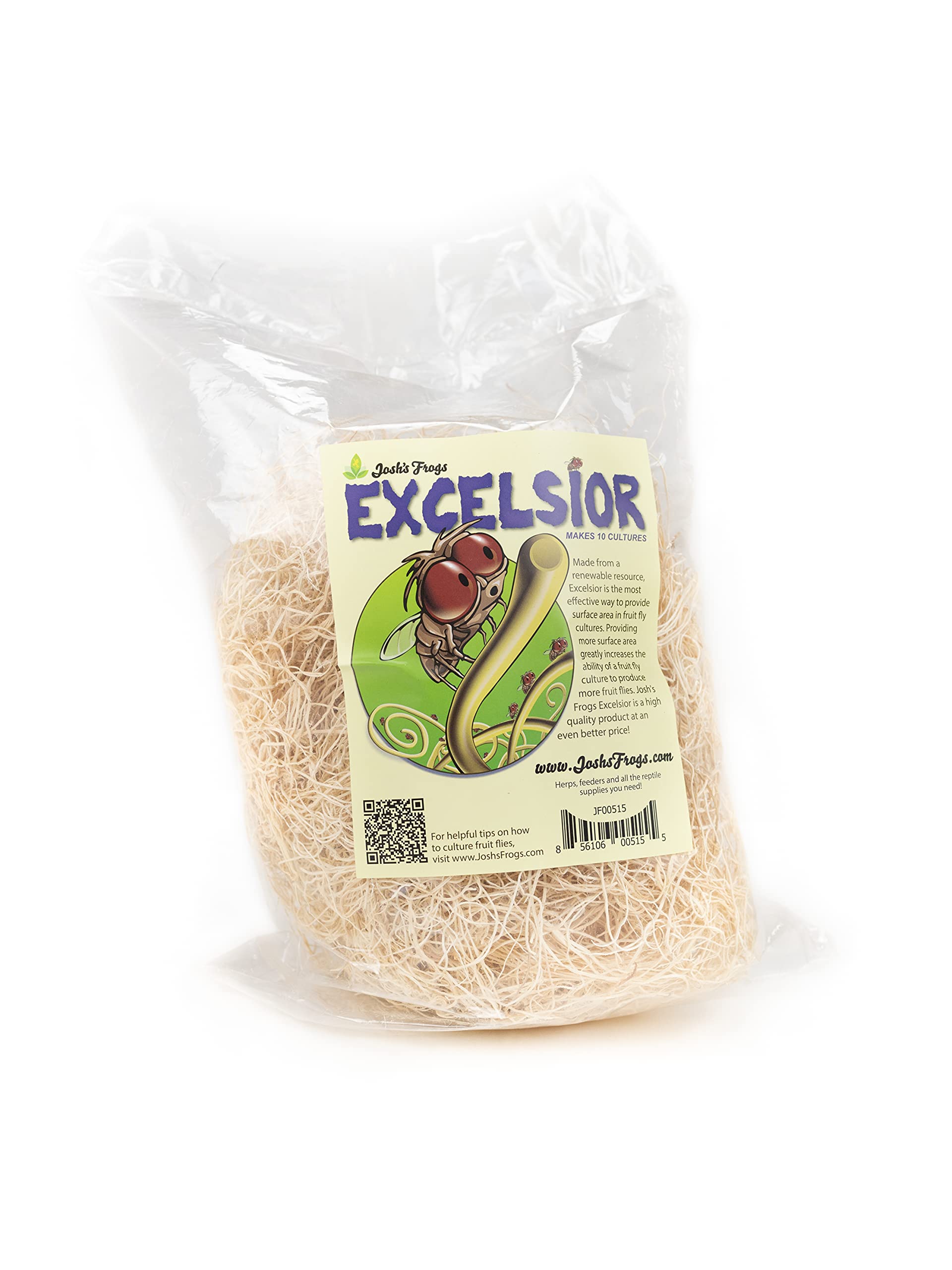 Joshs Frogs Excelsior (Makes 10 Fruit Fly Cultures) 4.6oz