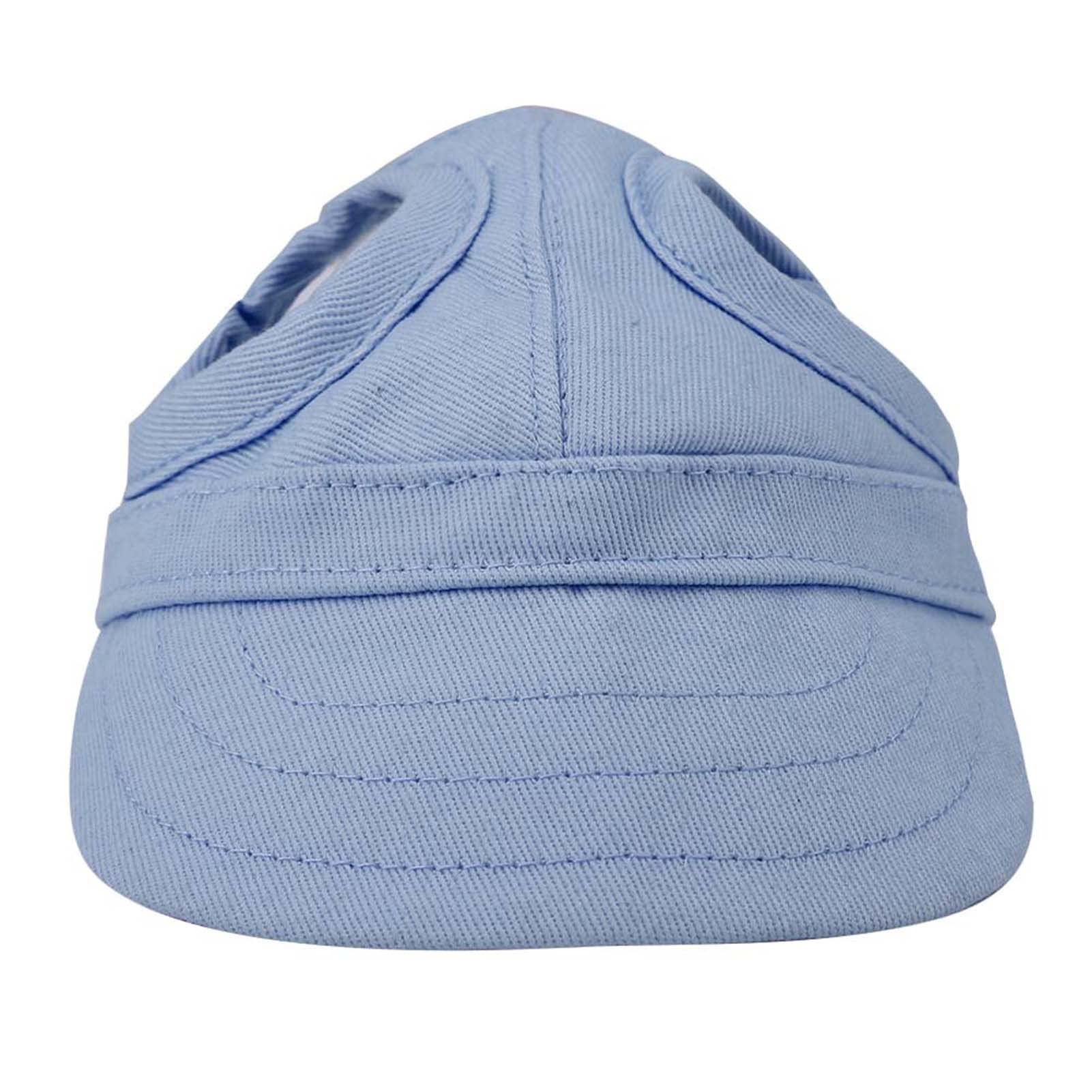 Generic Dog Baseball Hat, Blue, S, M, L - Uv Protection, Ear Holes