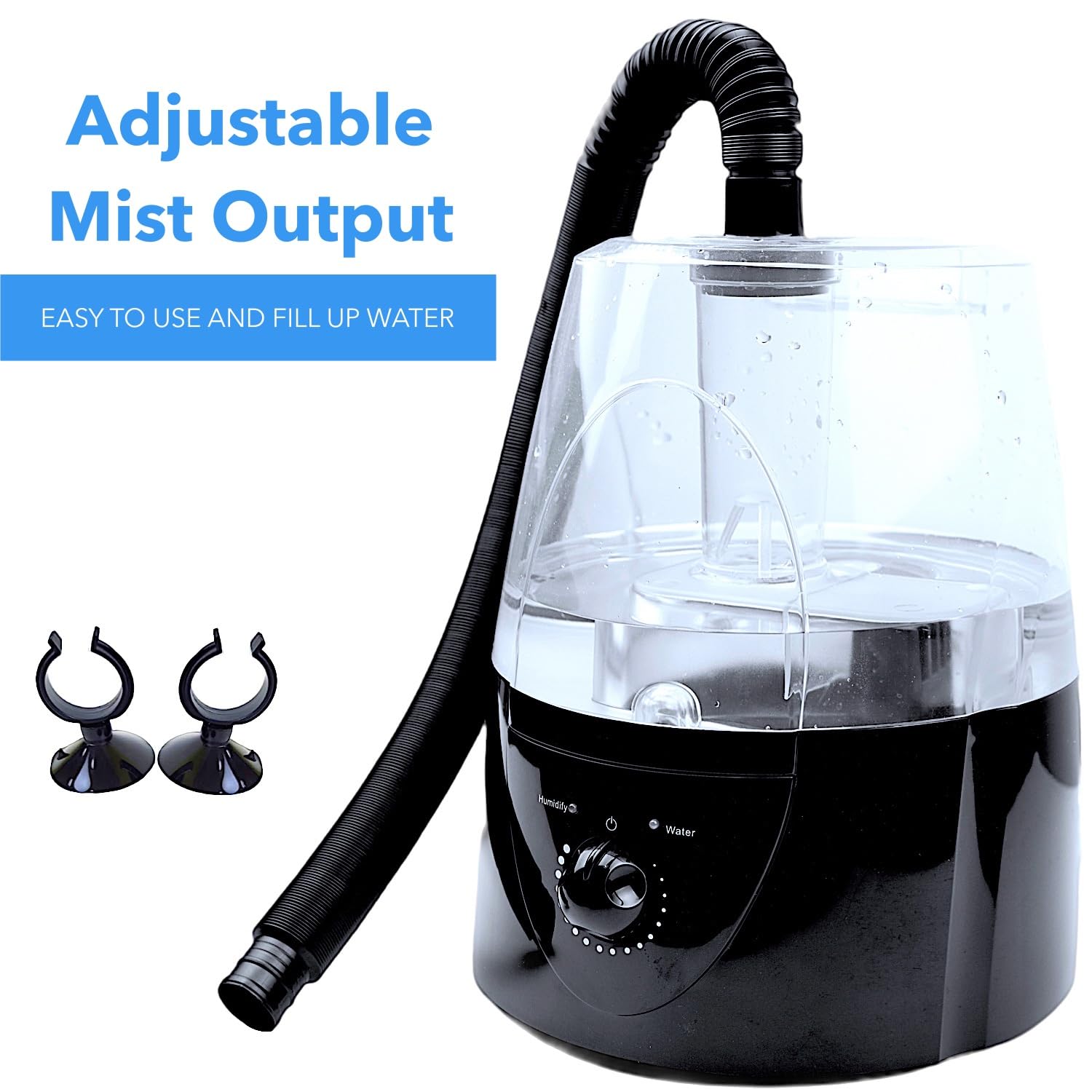 Reptile Fogger, Terrarium Humidifier, Plant Humidifier, Fog Machine Mister For Reptiles And Plants Vivarium, 3.5L Large Capacity