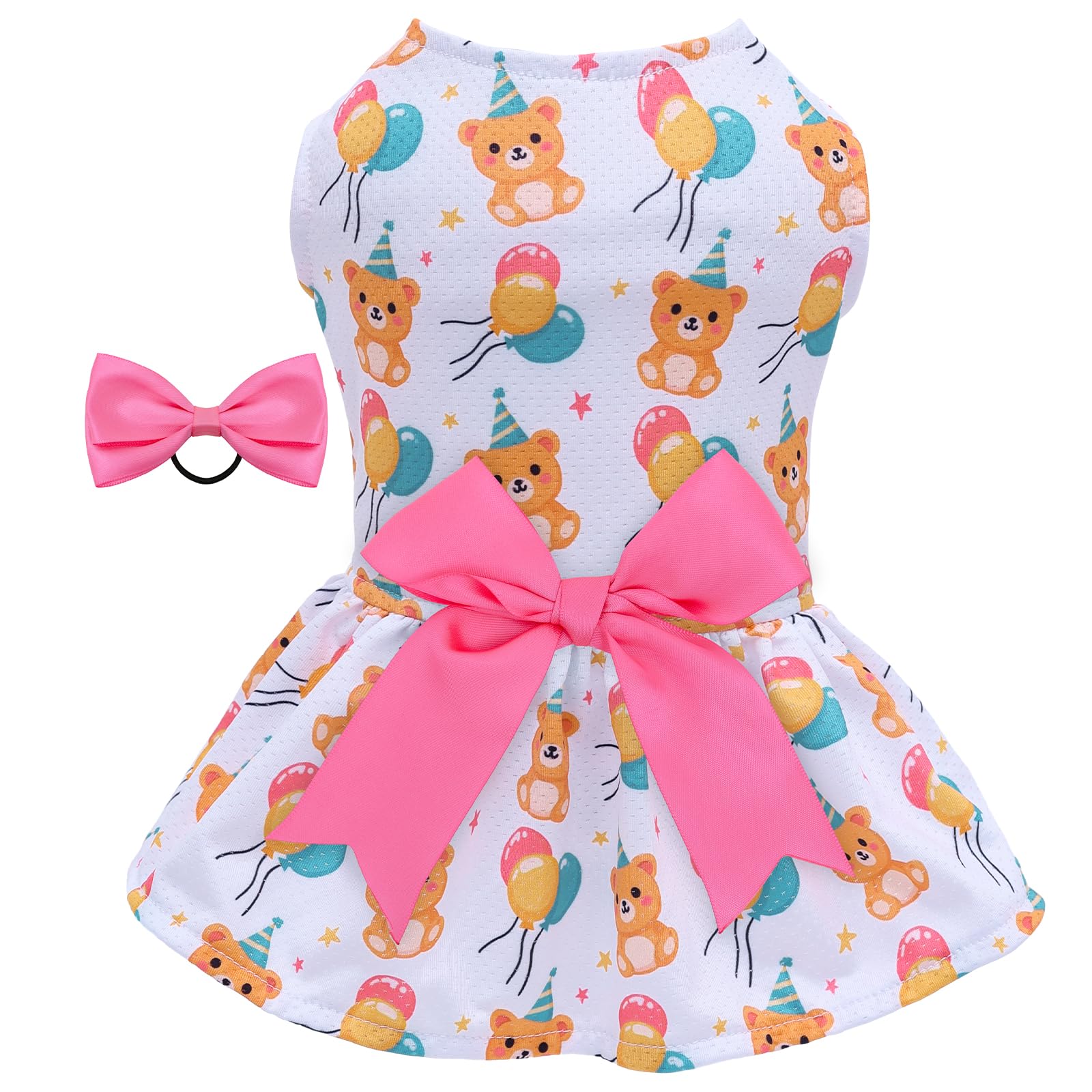 Cutebone Dog Mesh Dress Puppy Sundress Pet Outfit Summer Fashion For Small Dogs Girl Cat Clothes Bf30Xs-D