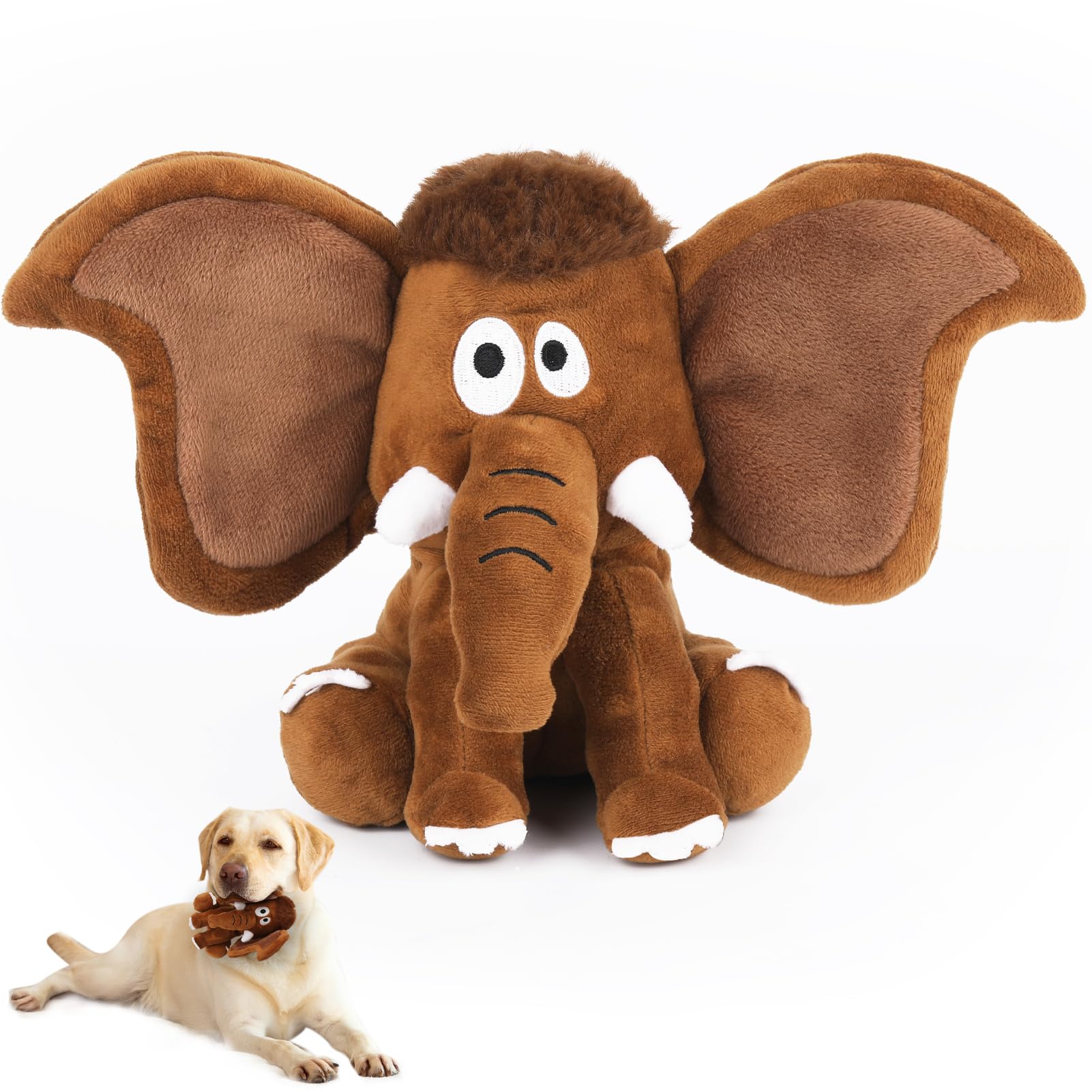 Letsmeet Interactive Plush Dog Squeaky Toys Fun Puppy Toy With Crinkle Paper For Interactive Chew And Play Beat Boredom With This Dog Puzzle Toy For Small Medium Large Dogs
