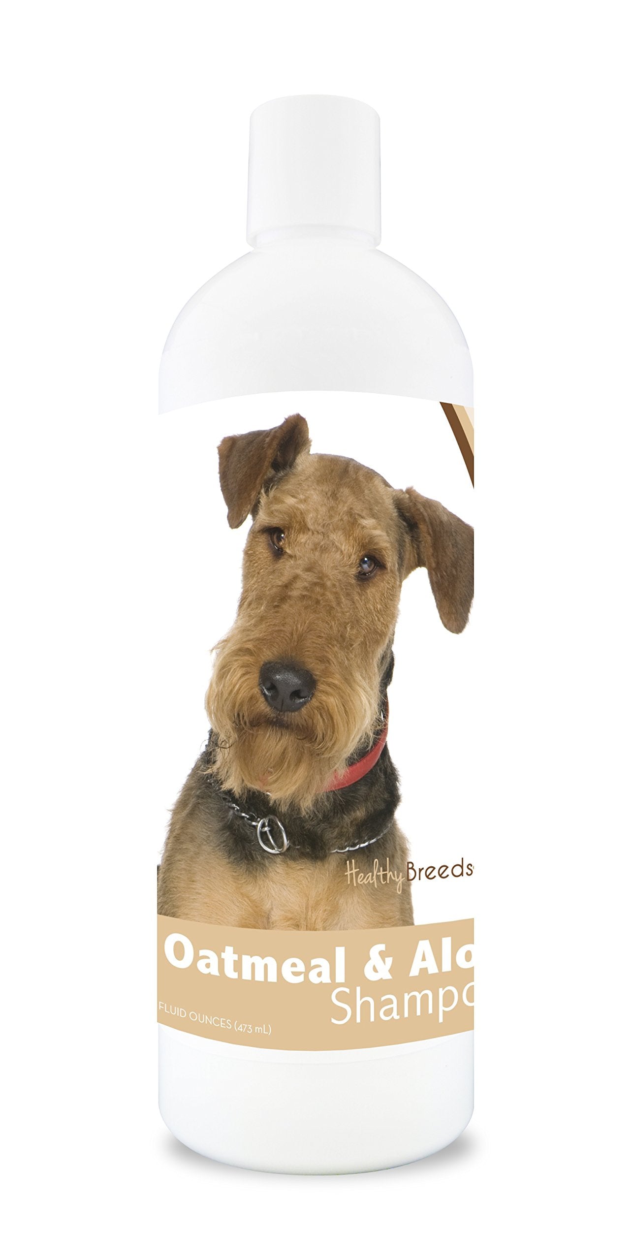 Healthy Breeds Airedale Terrier Oatmeal Shampoo with Aloe 16 oz
