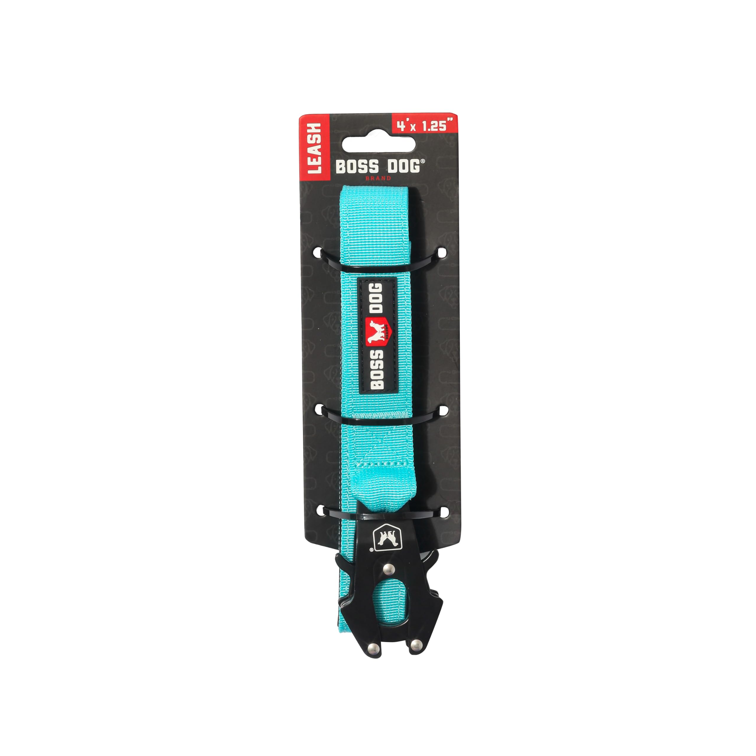 Boss Dog Tactical Leash, Teal, 4 Ft
