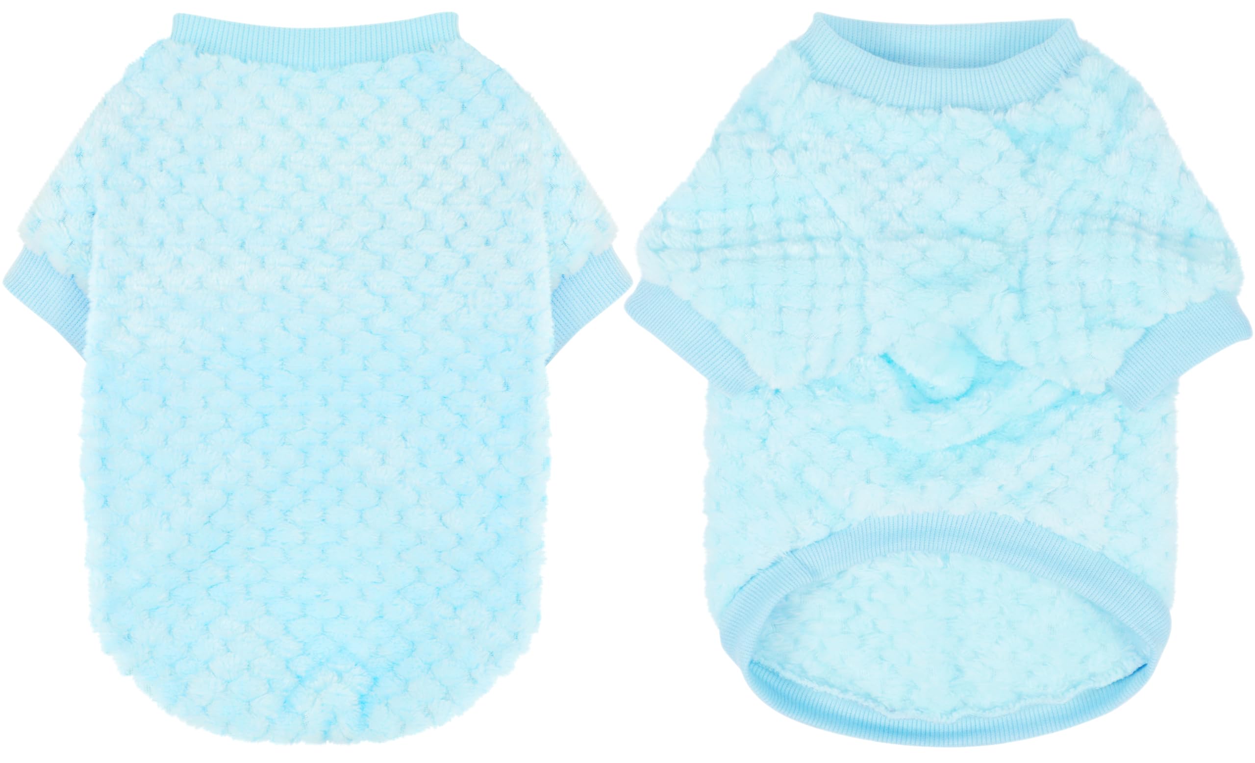 Fuzzy Pineapple Grid Dog Sweater - Ultra Soft & Warm Winter Pet Apparel, Fluffy Textured Knit For Small, Medium Dogs And Cats, C