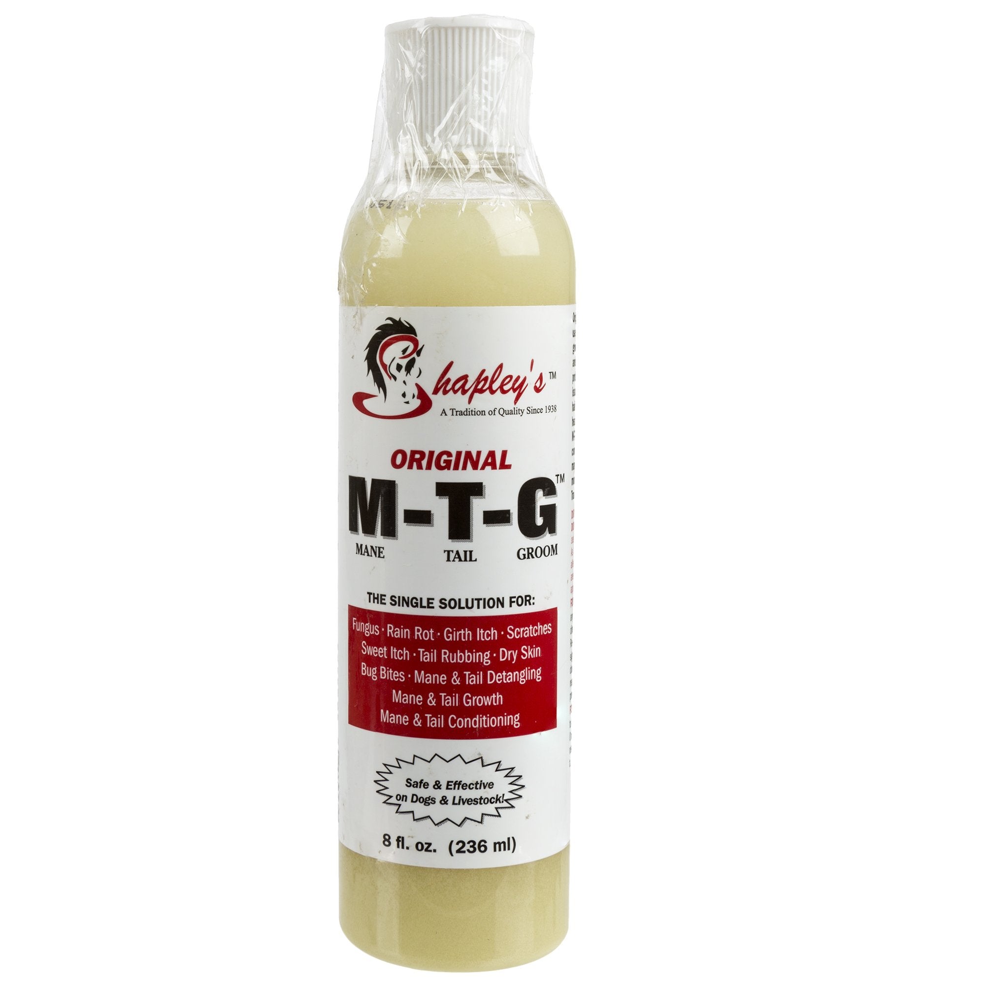 Shapley'S Mtg8Oxdstsmtg Ds Original M-T-G Mane Tail & Groom For Horses, 8 Oz