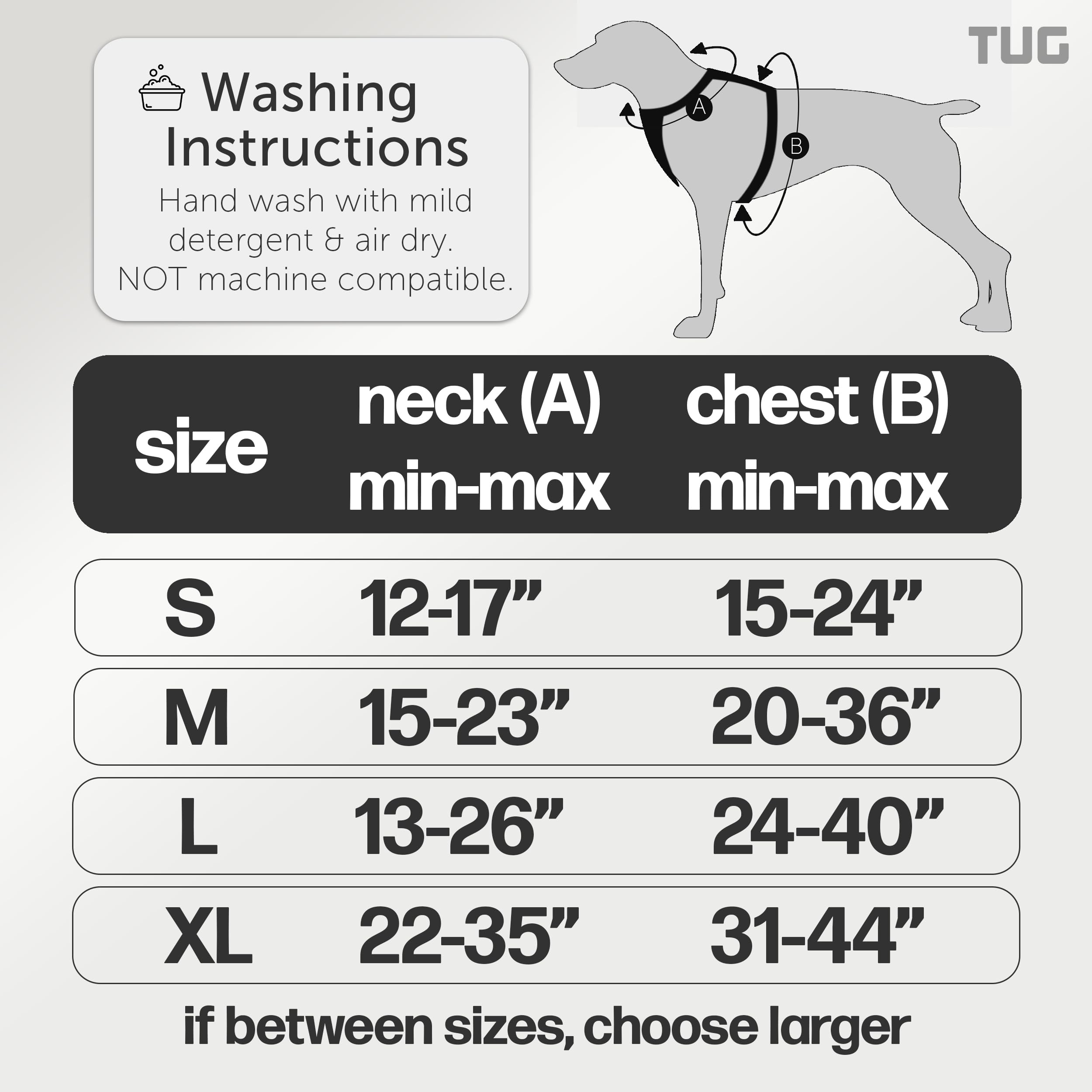 TUG Grab Dog Harness - Large Green Nylon with Integrated Traffic Leash, Model GRAB-H-LG