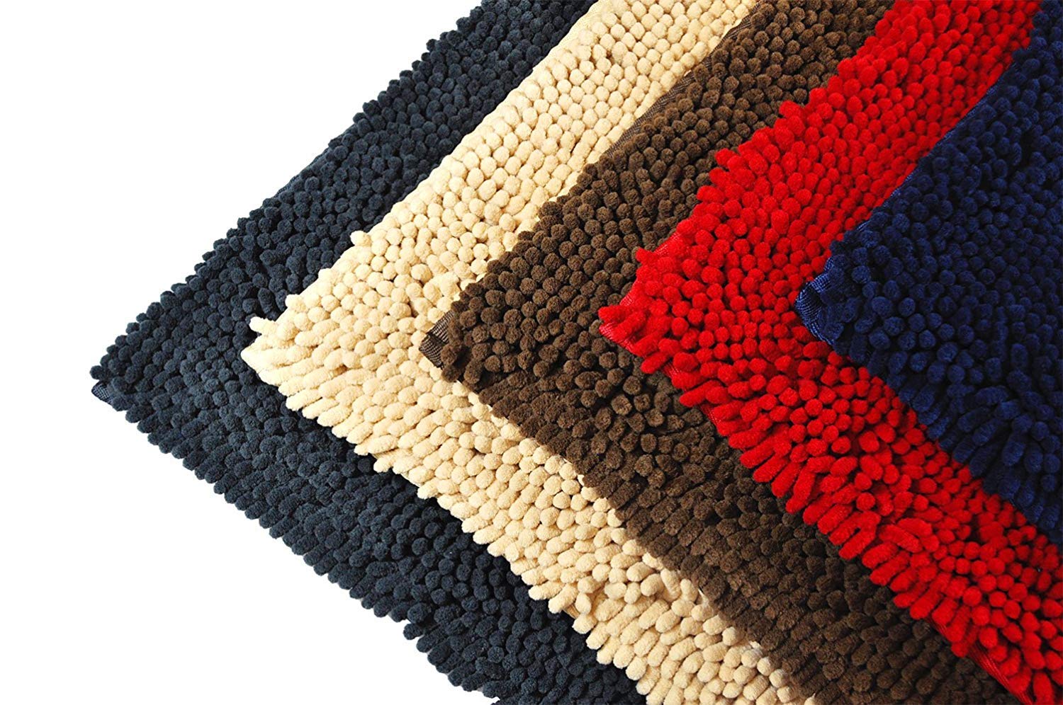 My Doggy Place Microfiber Dog Mat for Muddy Paws, 36 x 26 Red - Absorbent and Quick-Drying Dog Paw Cleaning Mat, Washer and Drye